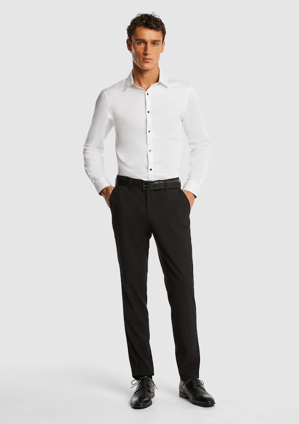 White Marx Slim Dress Shirt