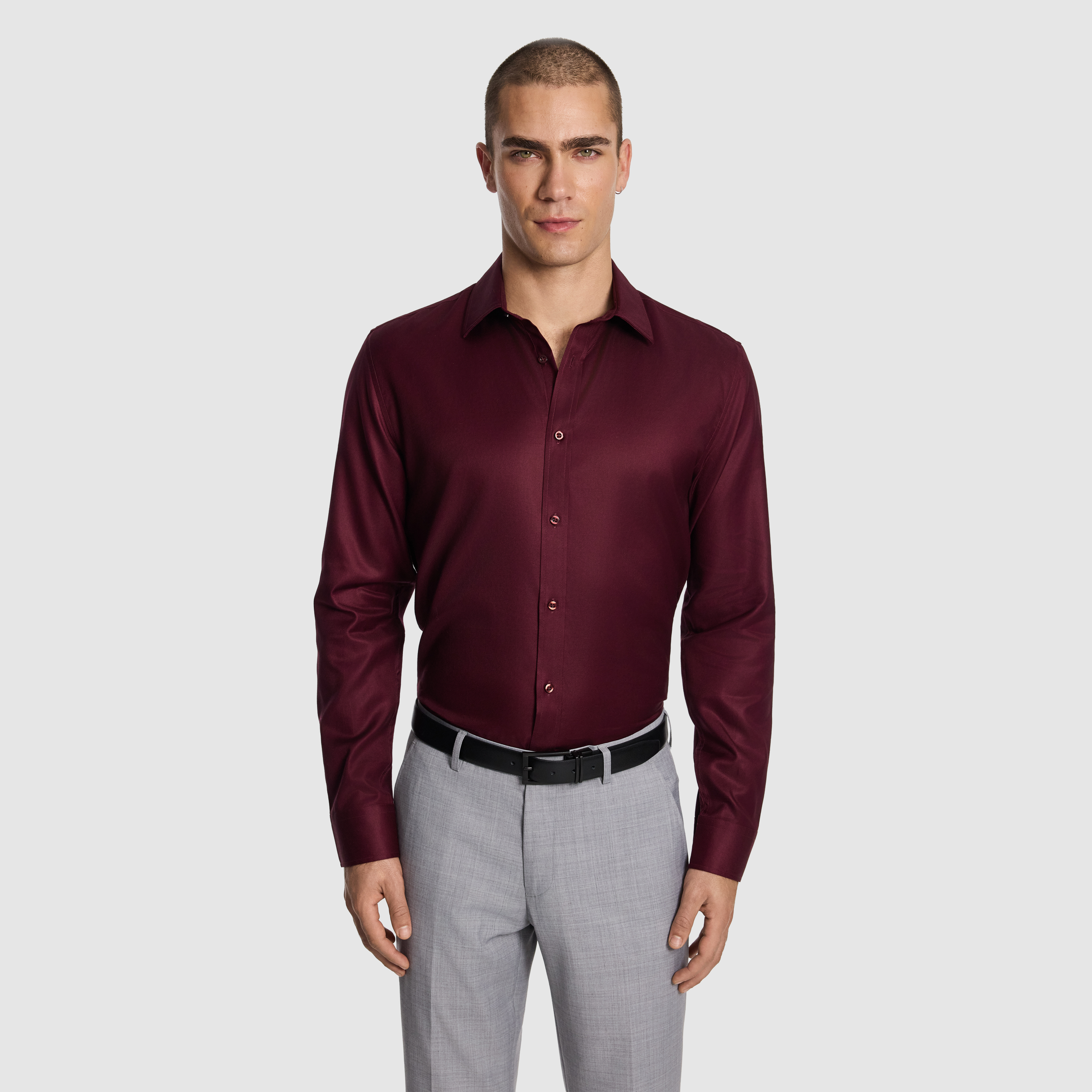 Maximum Two Ply Cotton Premium Slim Dress Shirt