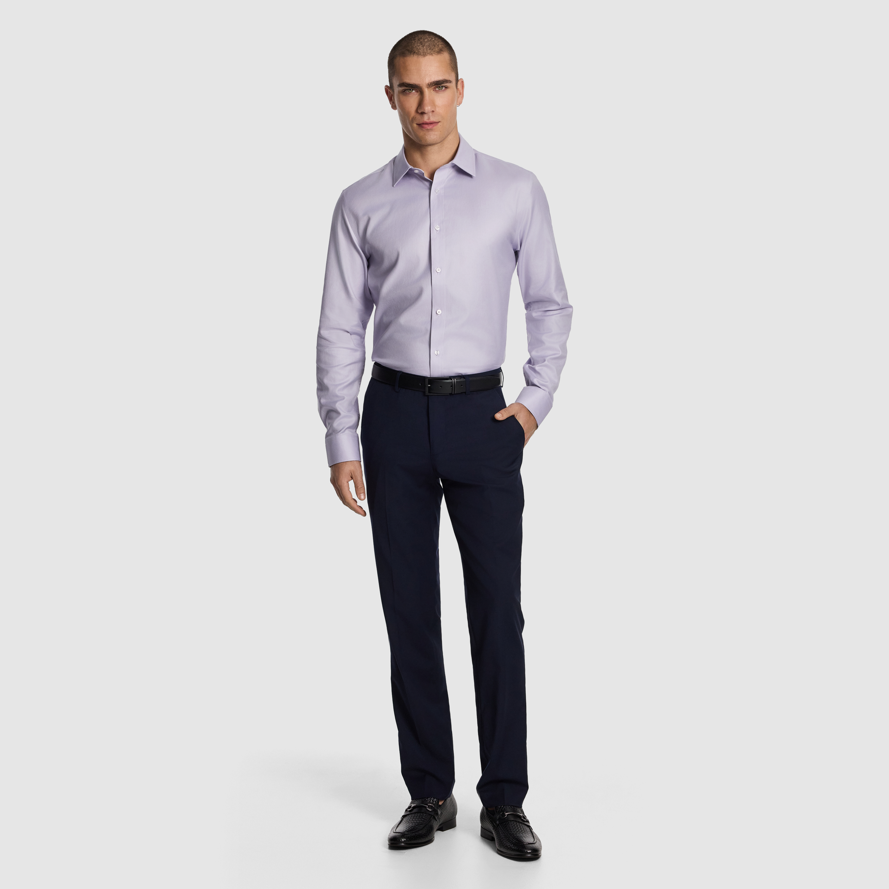 Maximum Two Ply Cotton Premium Slim Dress Shirt