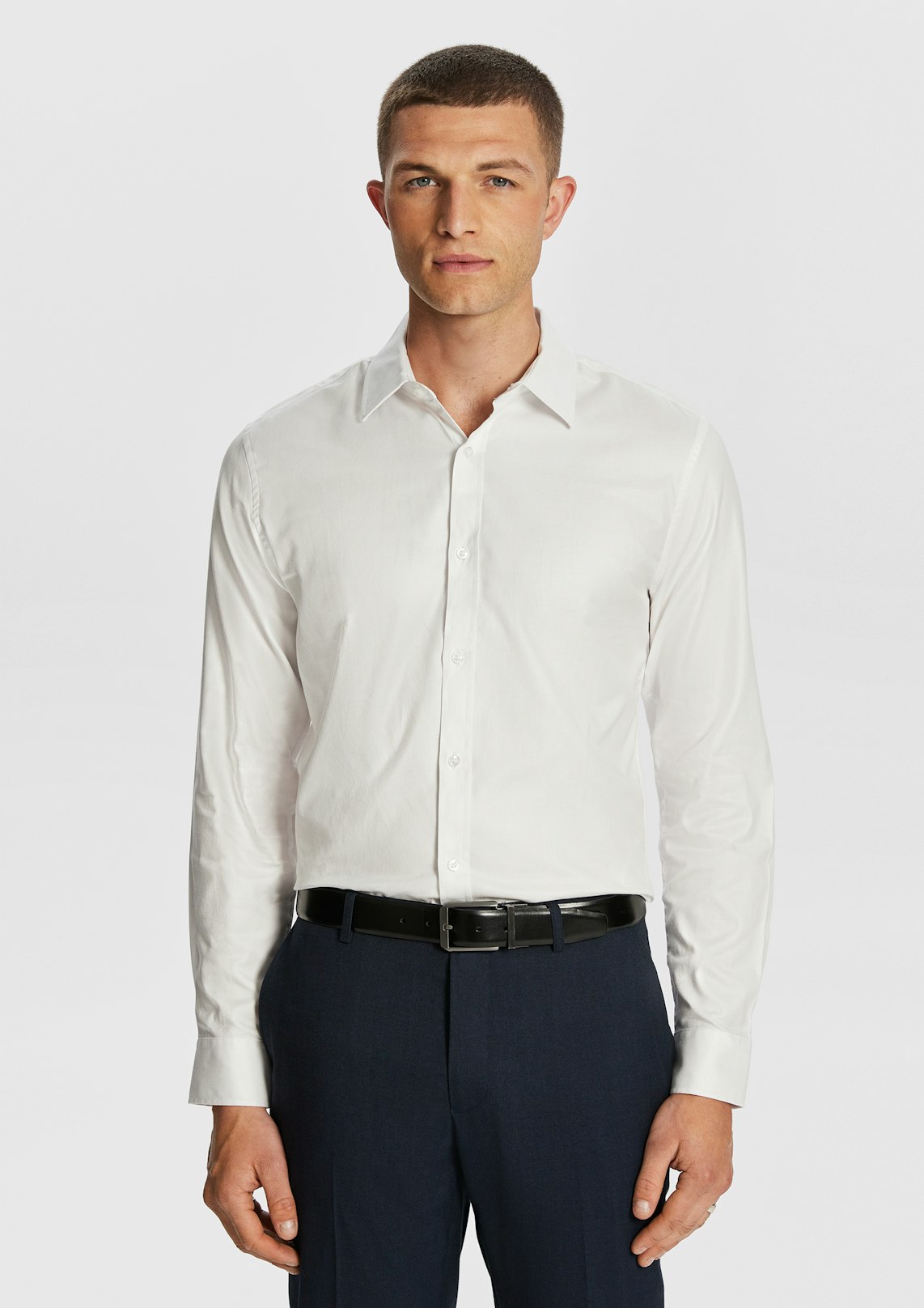 Maximum Two Ply Cotton Premium Slim Dress Shirt