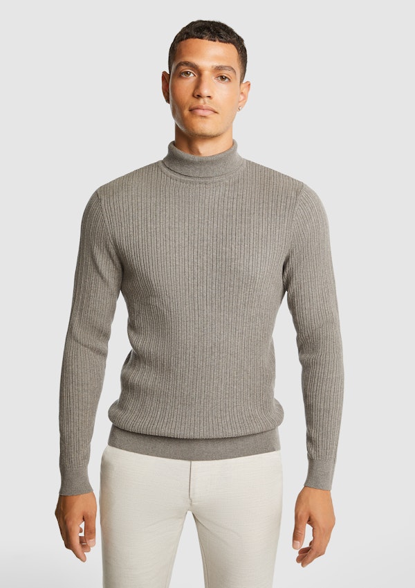 Logan Turtle Neck Knit Jumper