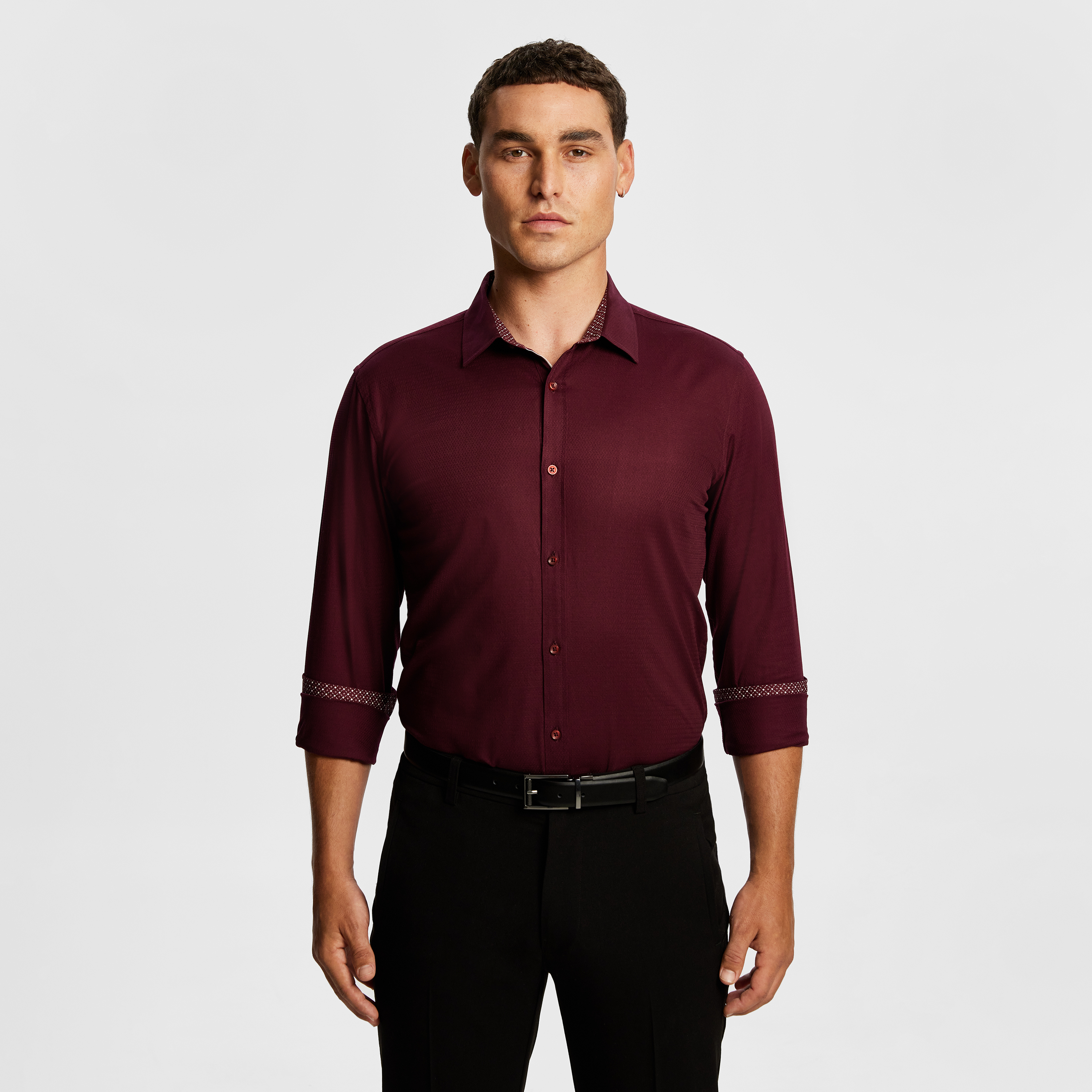 Ace Textured Slim Shirt