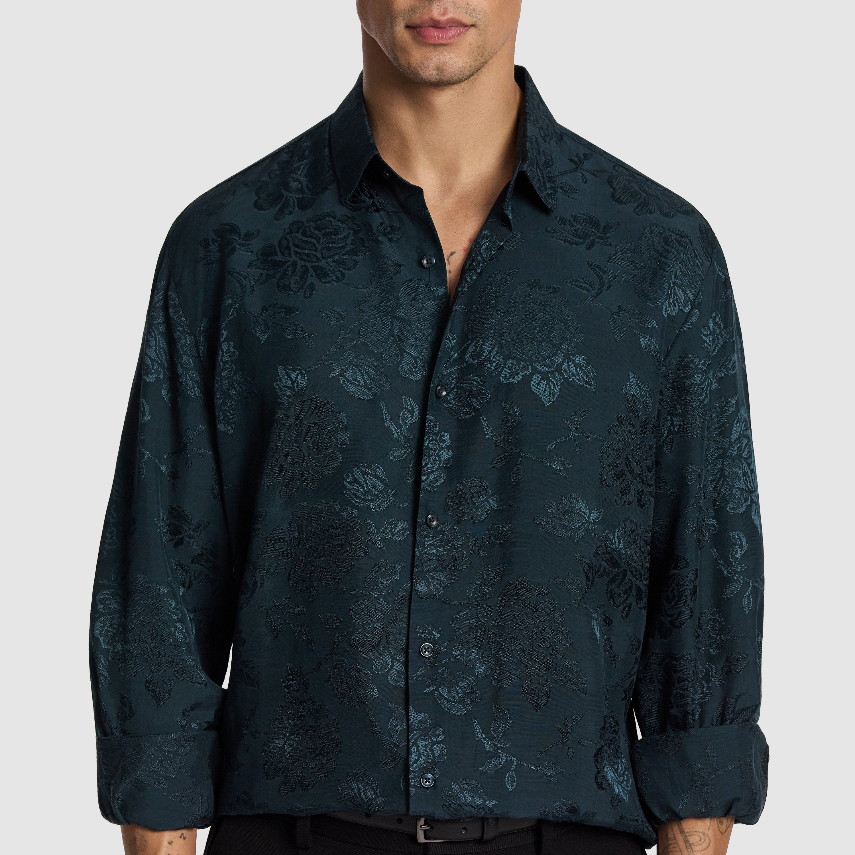 Teal Kingly Shirt