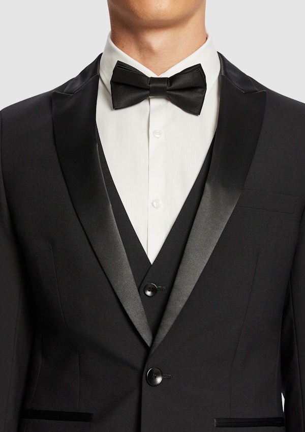 Seville Slim Tuxedo Wool Blend Suit Jacket