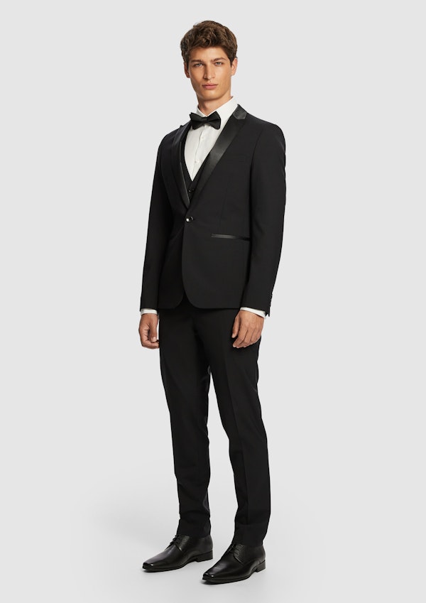 Seville Slim Tuxedo Wool Blend Suit Jacket