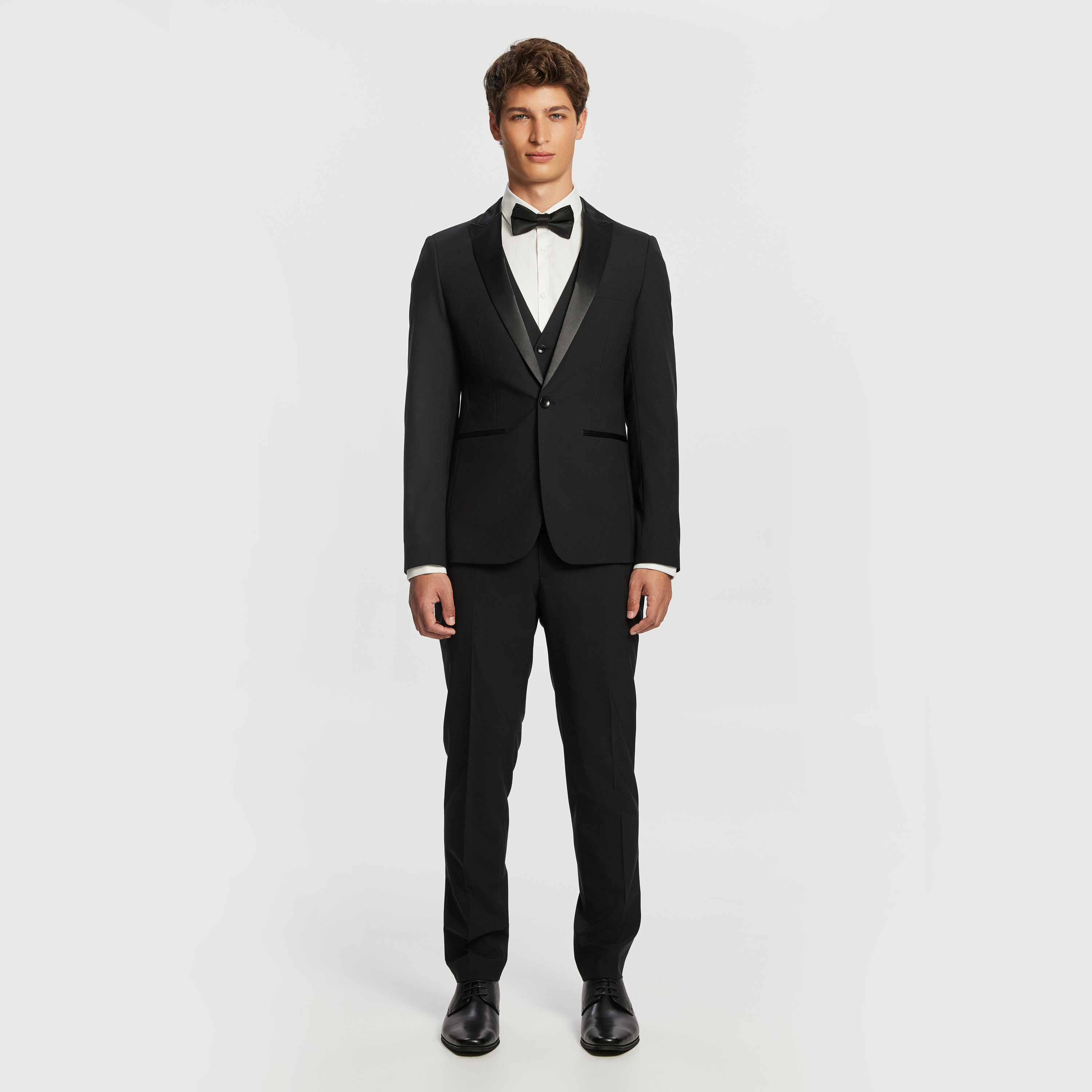 Seville Slim Tuxedo Wool Blend Suit Jacket