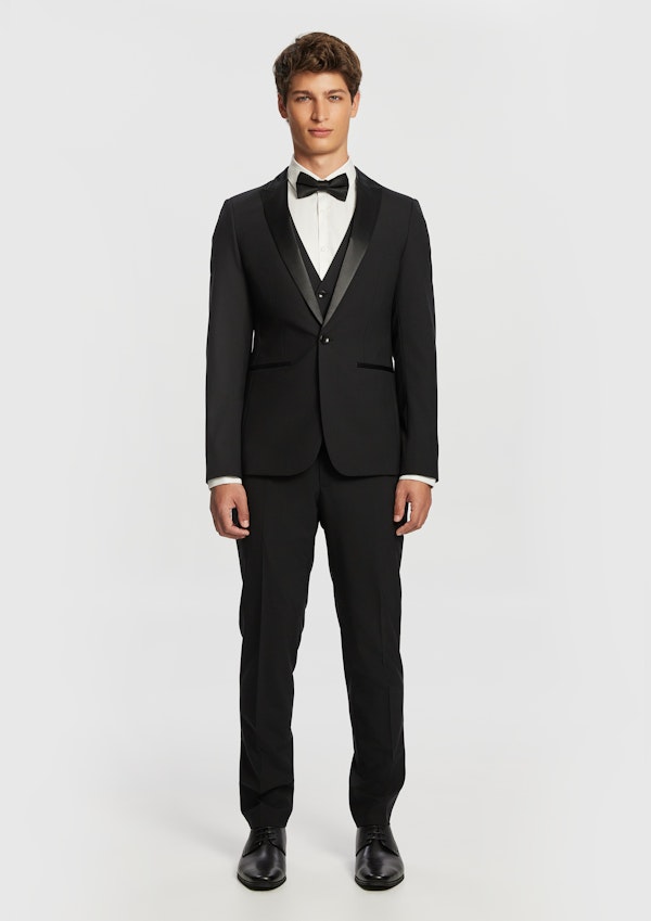 Seville Slim Tuxedo Wool Blend Suit Jacket