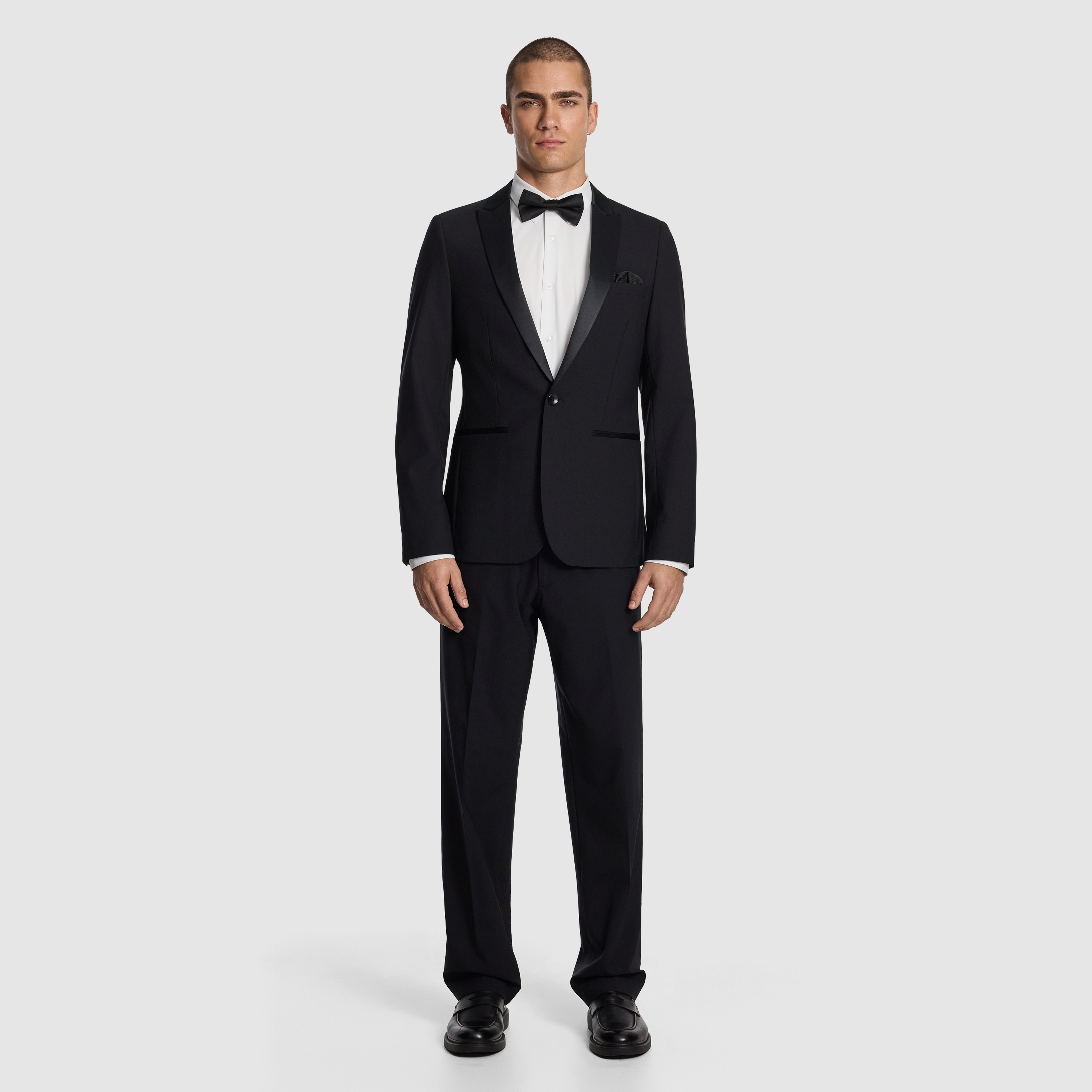SEVILLE SLIM TUXEDO WOOL BLEND SUIT