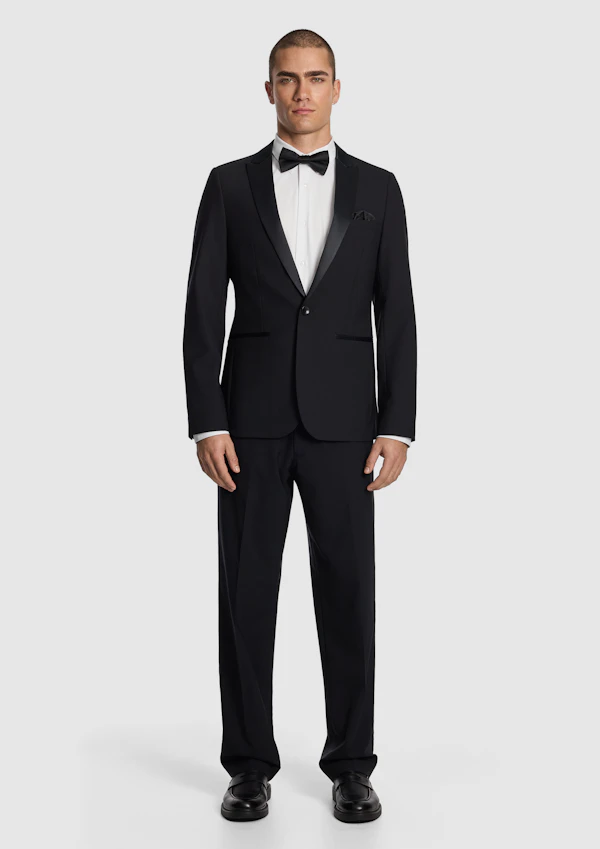SEVILLE SLIM TUXEDO WOOL BLEND SUIT