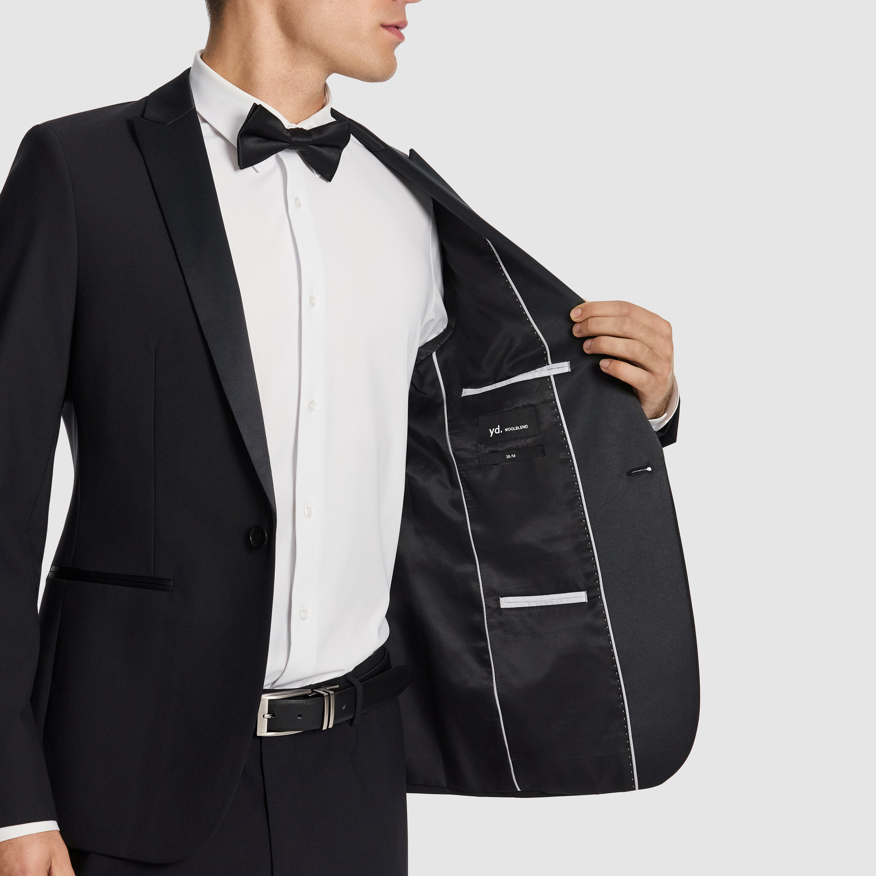  SEVILLE SLIM TUXEDO WOOL BLEND SUIT