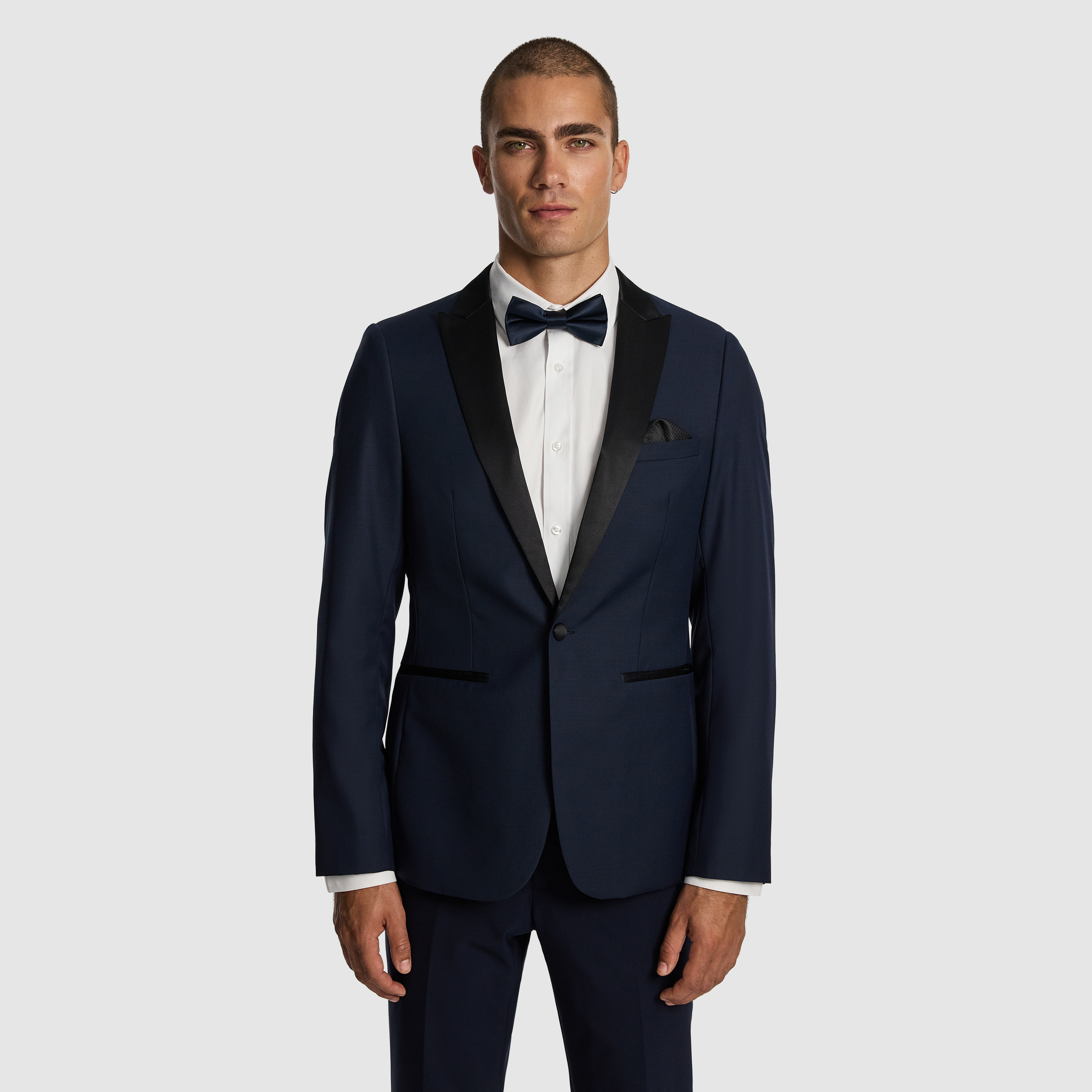 Seville Slim Fit Tuxedo Wool Blend Suit Jacket