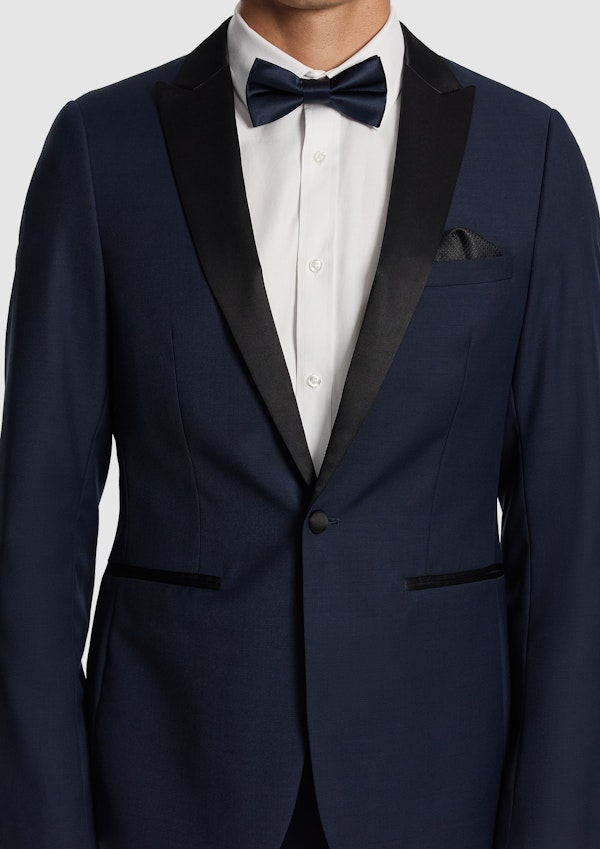 SEVILLE SLIM FIT TUXEDO WOOL BLEND SUIT