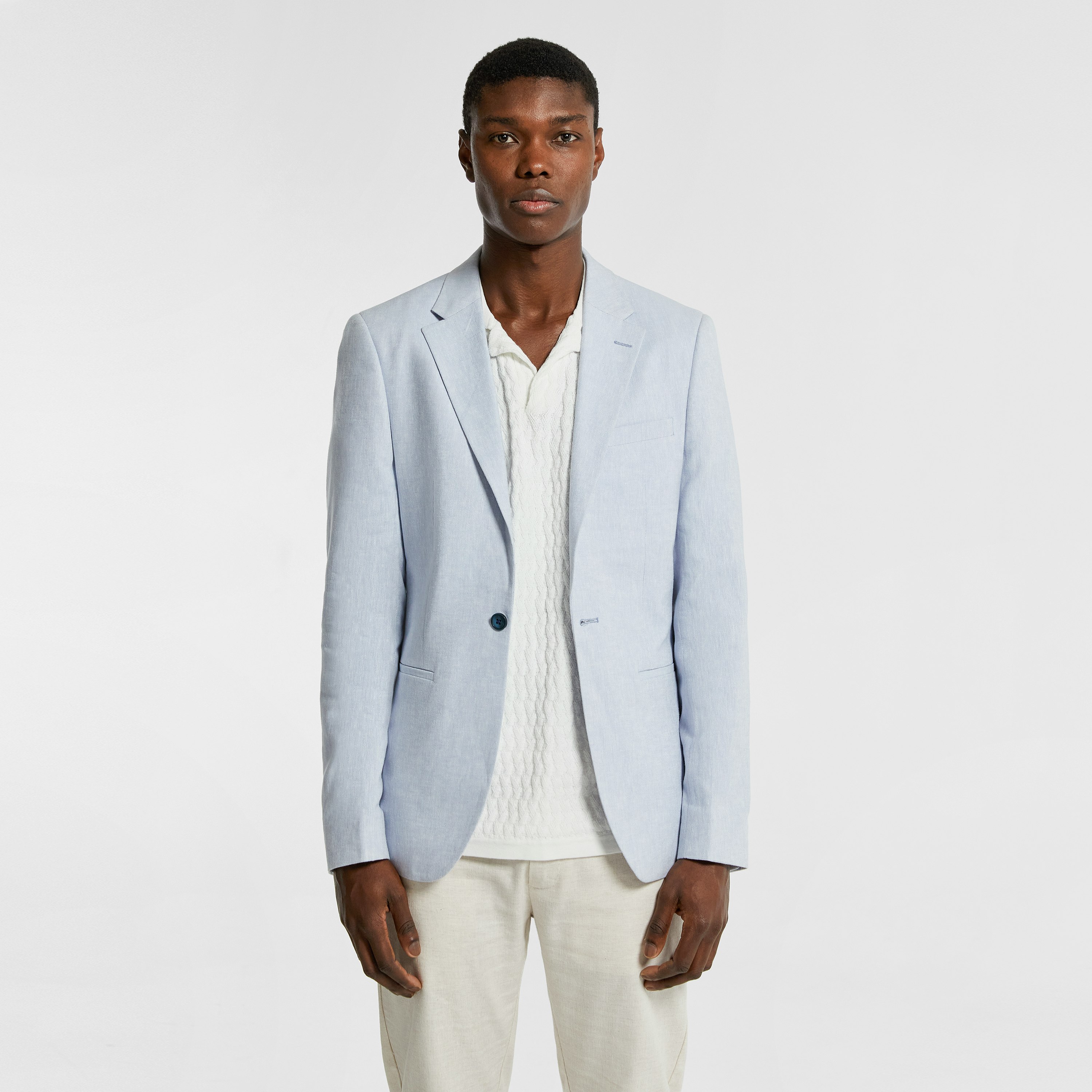 Sky Kane Linen Blend Blazer | Men's Tops | yd AU