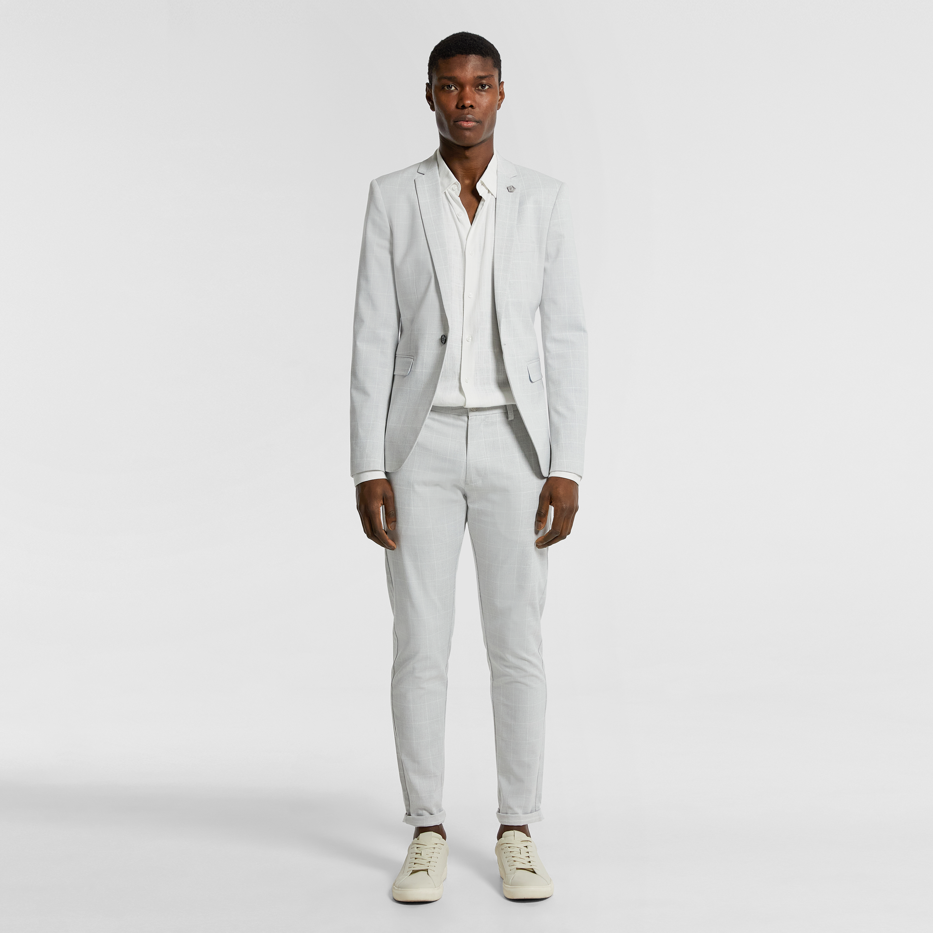 TERRAZZO CHECK SKINNY CO-ORD SUIT