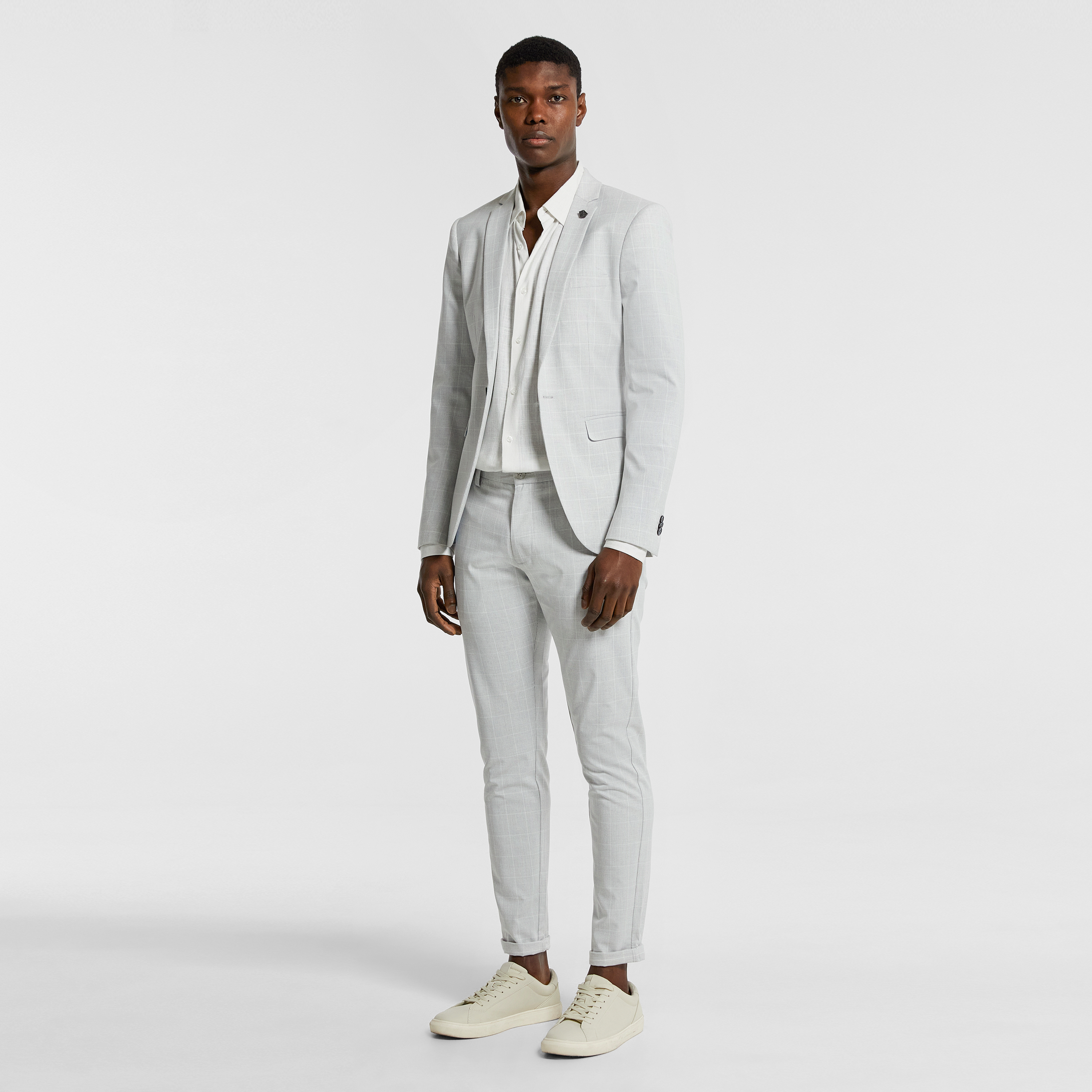  TERRAZZO CHECK SKINNY CO-ORD SUIT