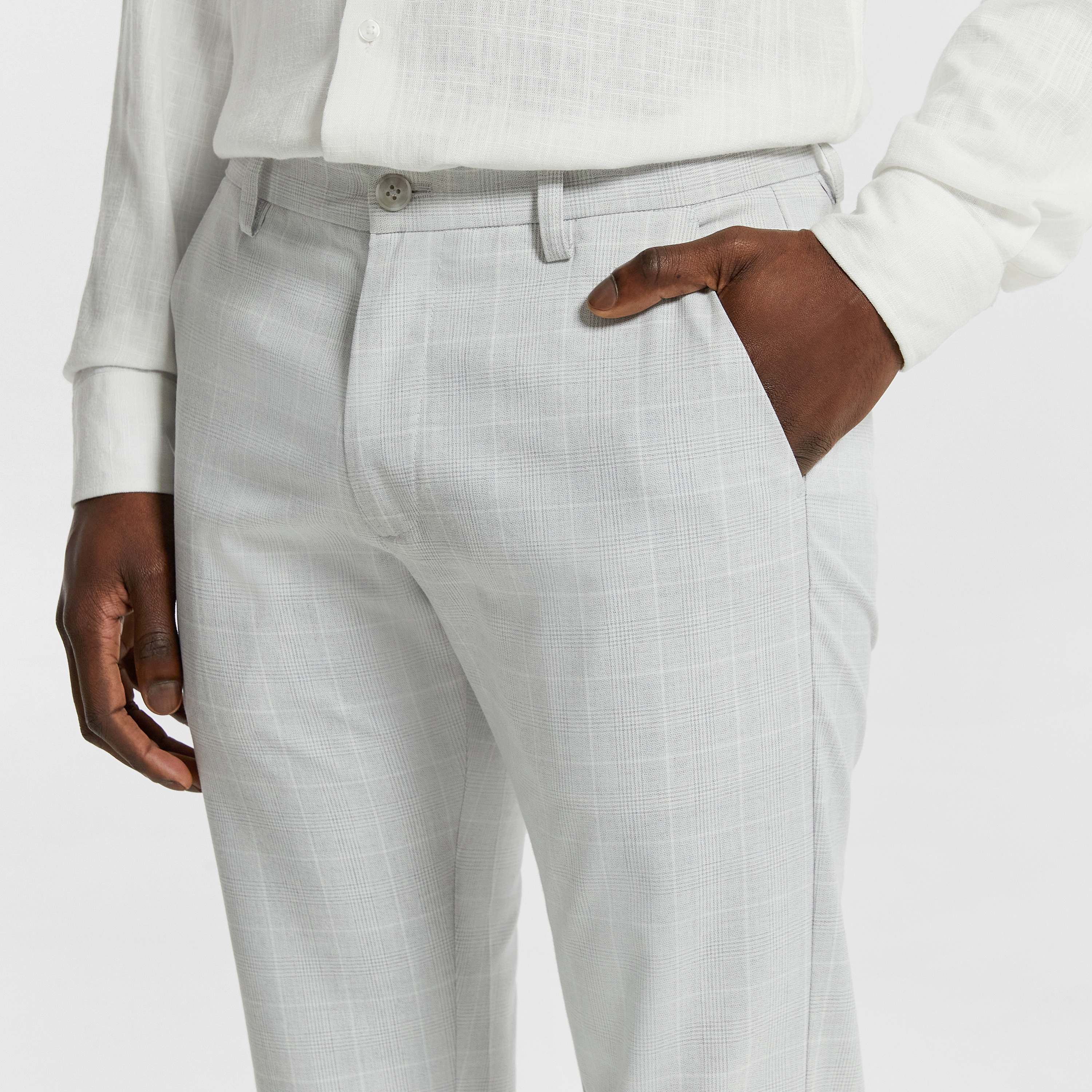 Terrazzo Check Skinny Chino