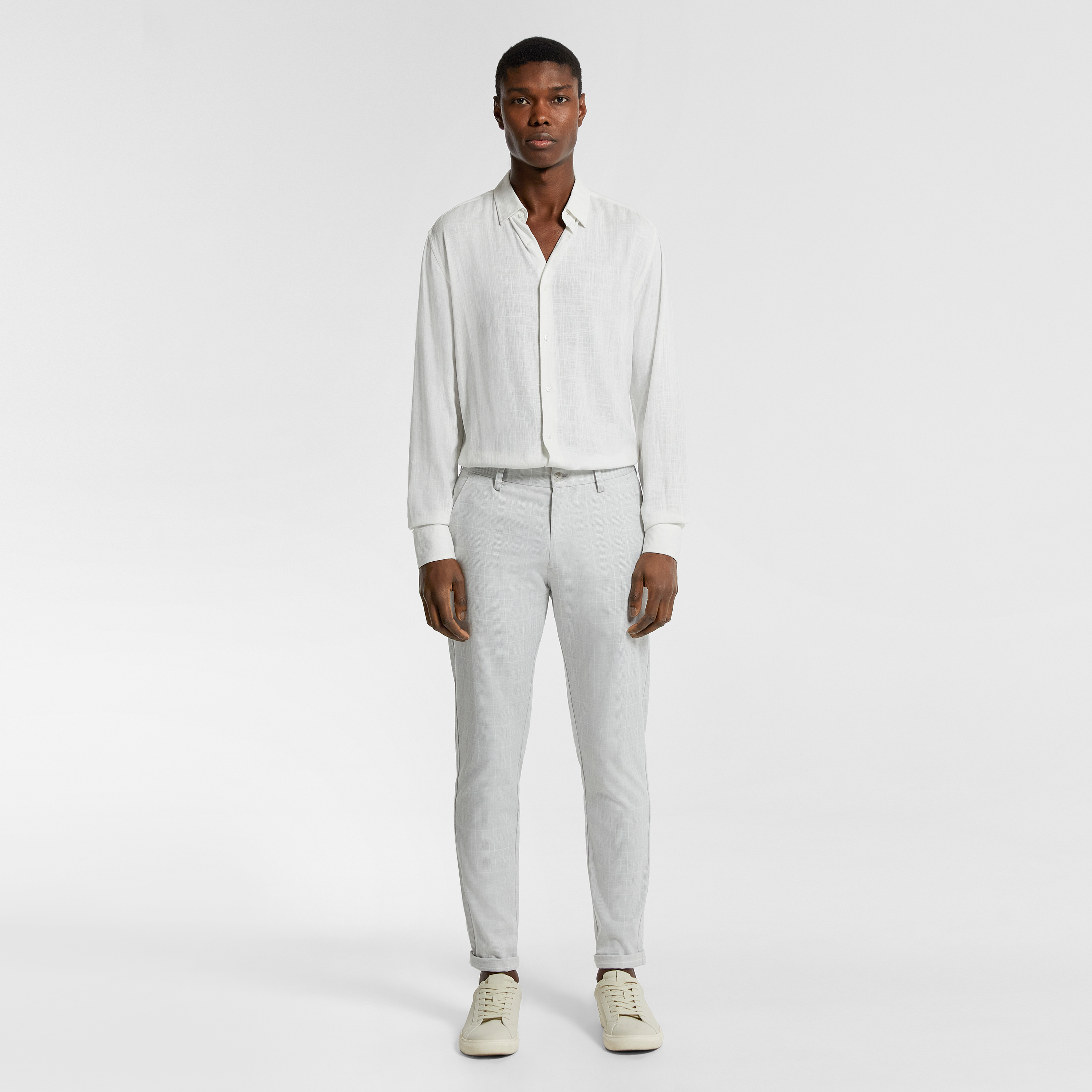 Terrazzo Check Skinny Chino