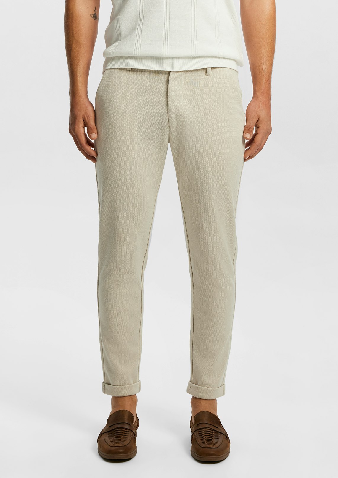 Decaf Slim Cropped Chino