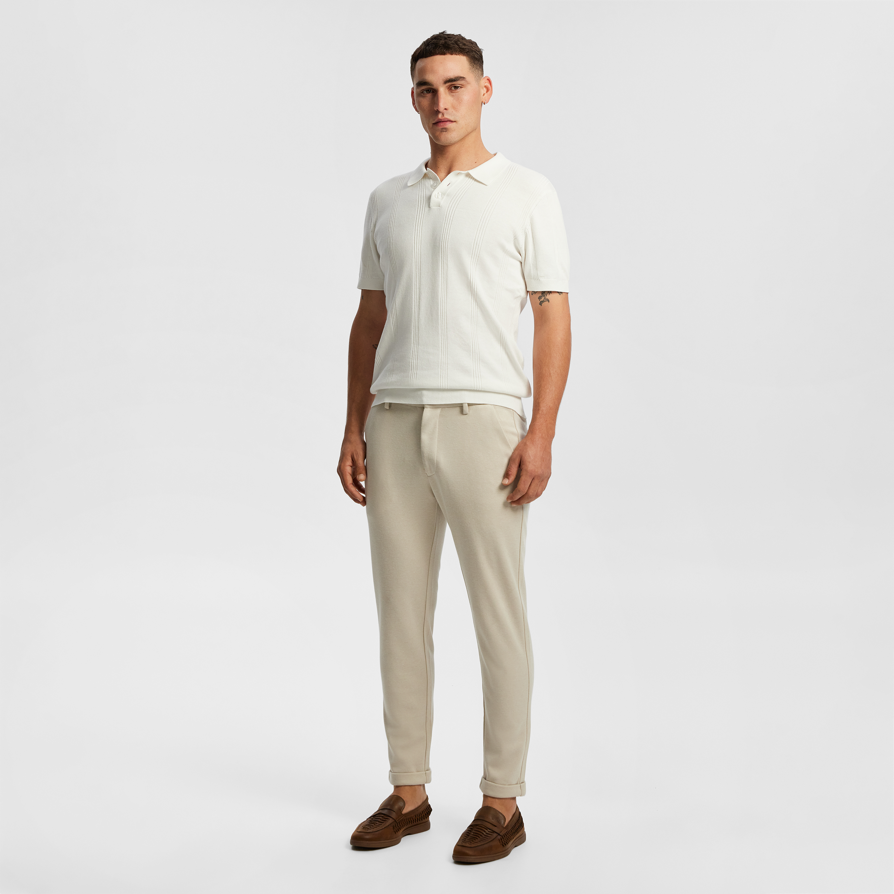 Decaf Slim Cropped Chino