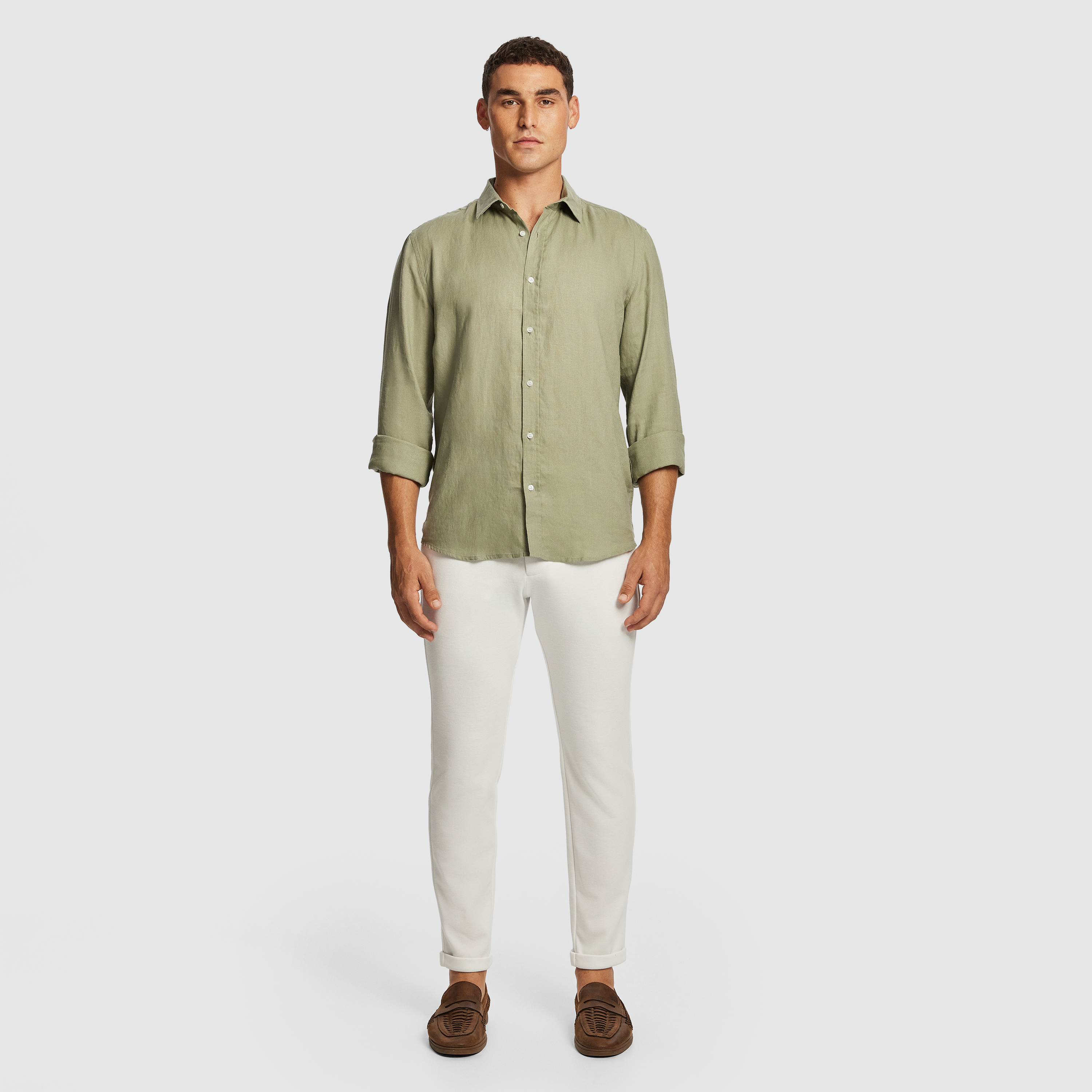 Decaf Slim Cropped Chino