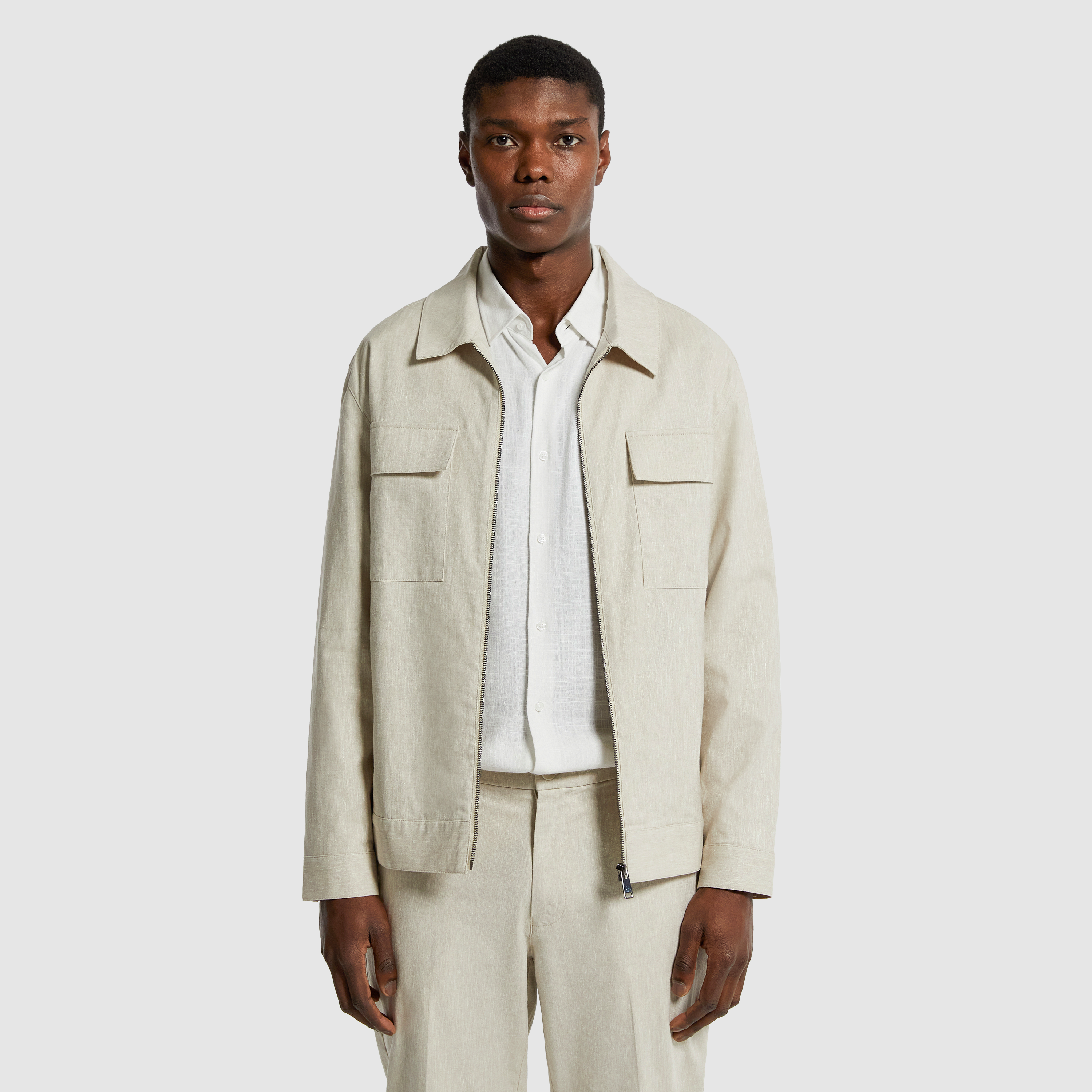 Luca Linen Blend Shacket