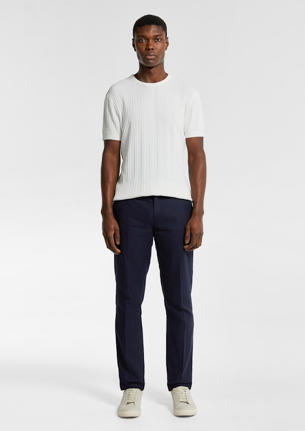 Euro Linen Blend Slim Fit Dress Pant