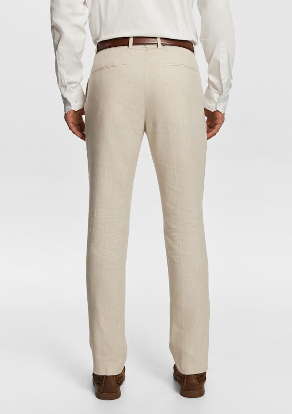Carter Stretch Linen Blend Slim Tapered Dress Pant