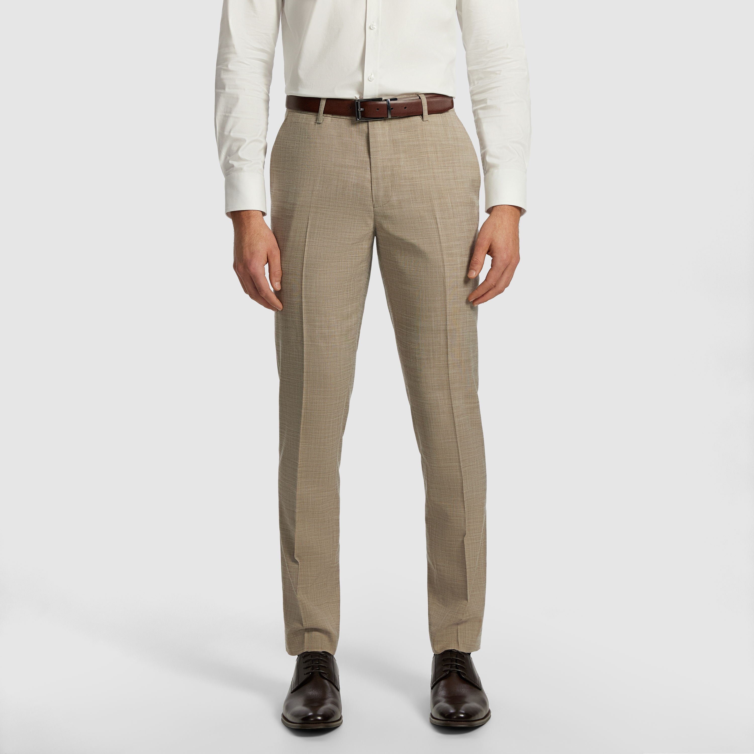 Lever Stretch Textured Skinny Fit Dress Pant