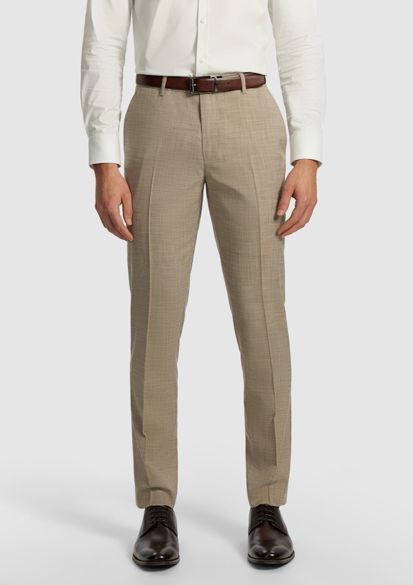 Lever Stretch Textured Skinny Fit Dress Pant
