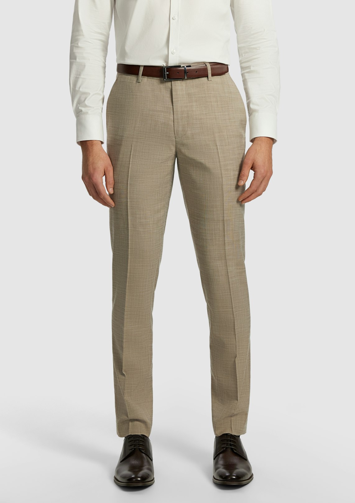 Lever Stretch Textured Skinny Fit Dress Pant
