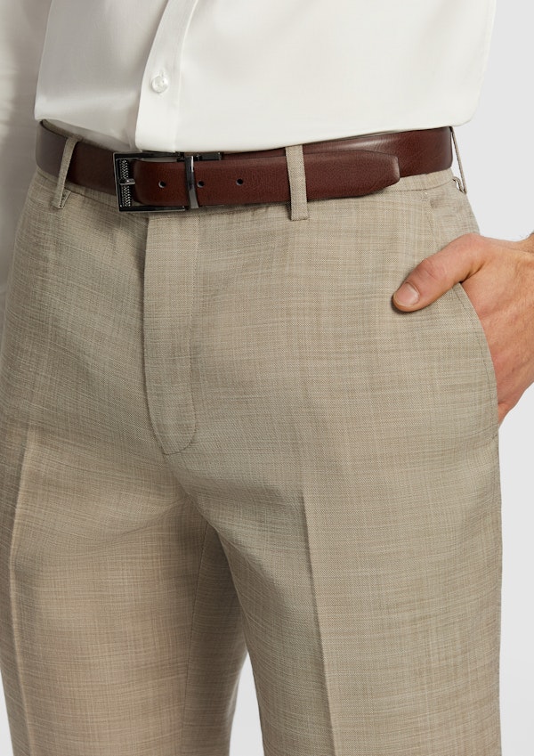 Lever Stretch Textured Skinny Fit Dress Pant