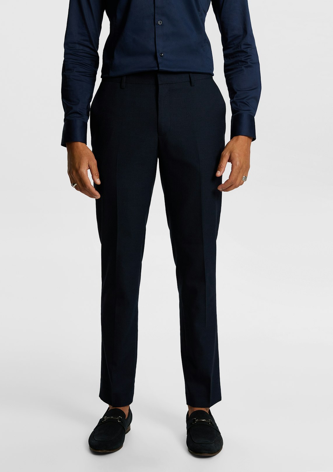Invictus Stretch Wool Blend Slim Fit Dress Pant