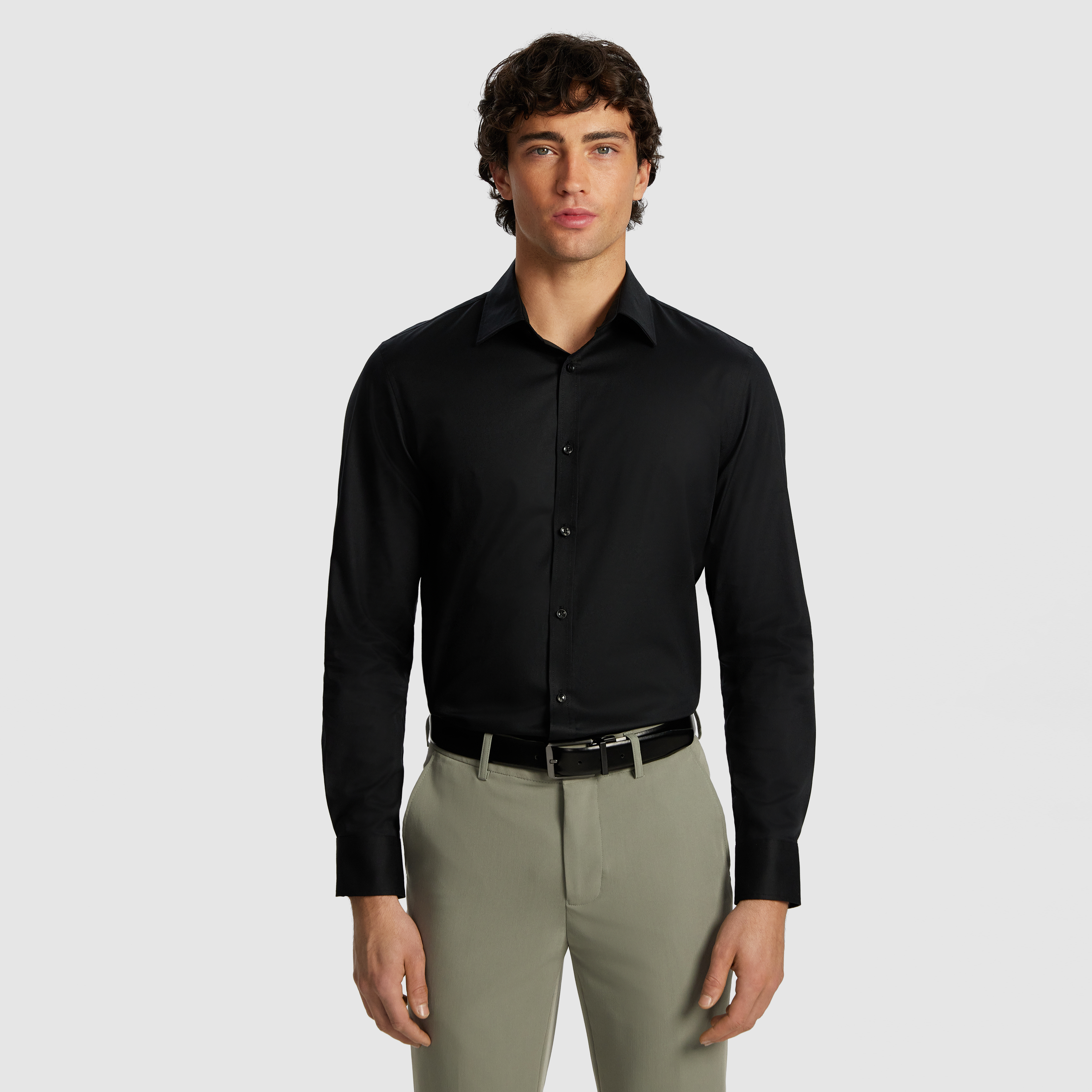 Archer Slim Plain Dress Shirt