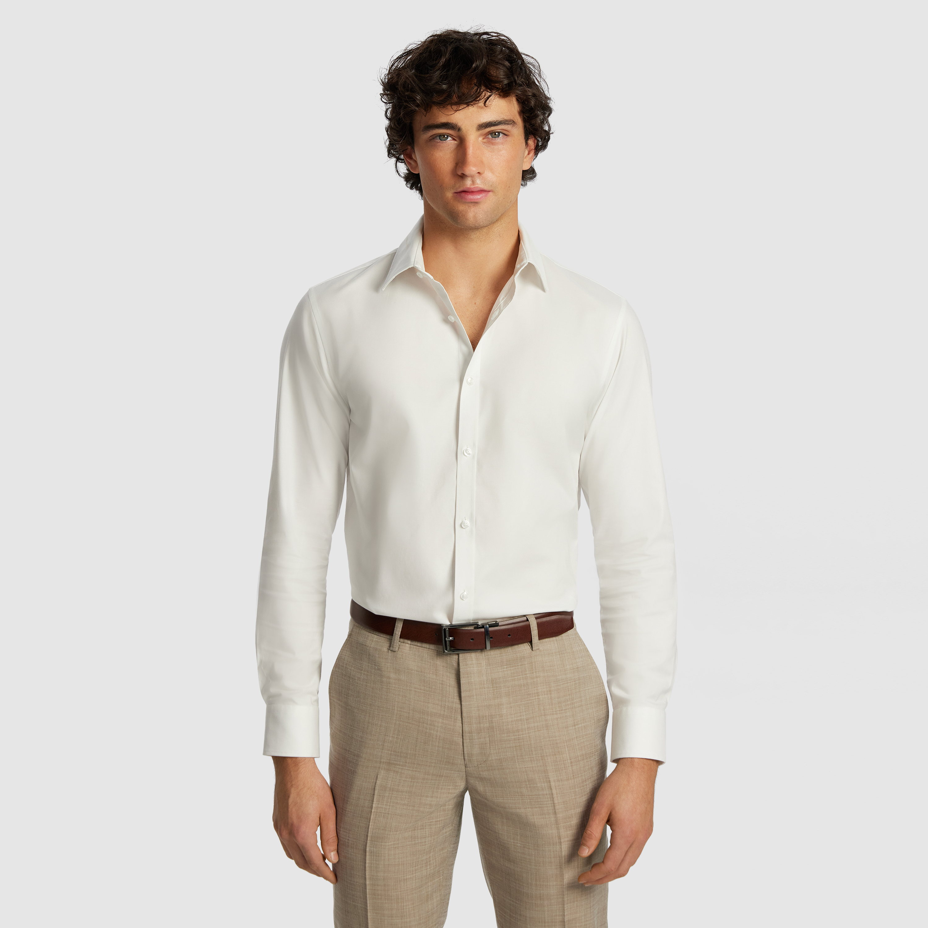 Archer Slim Plain Dress Shirt