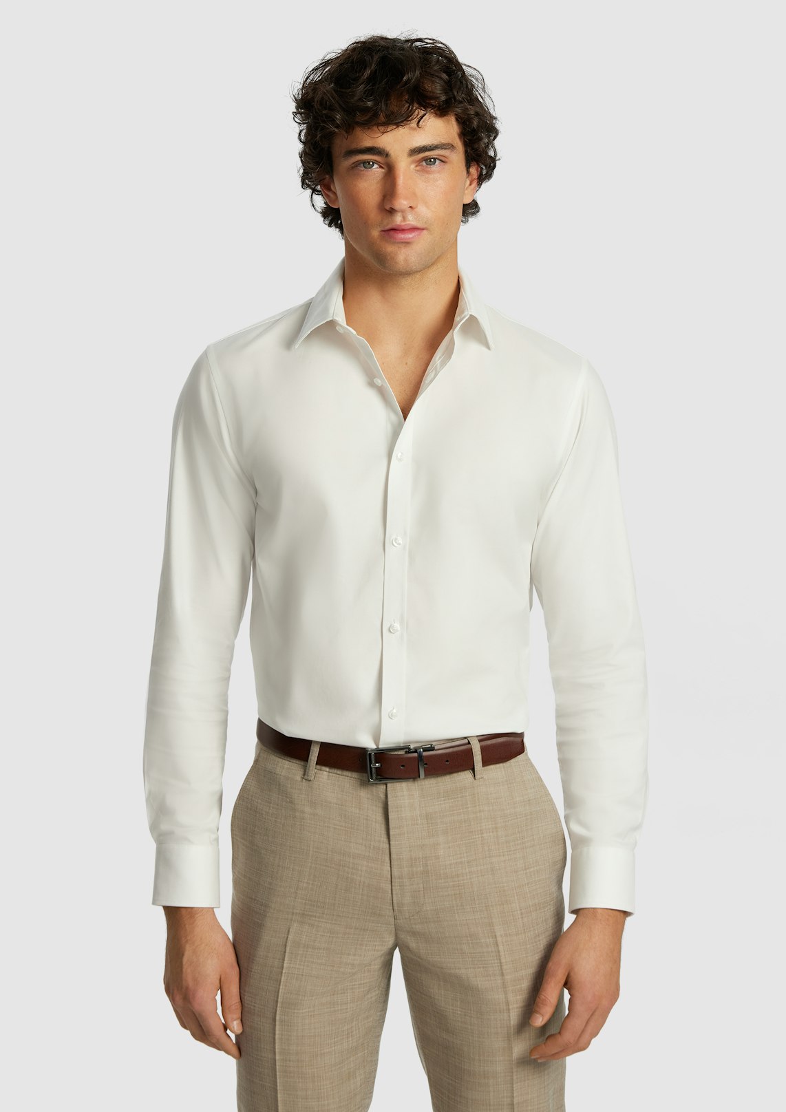 Archer Slim Plain Dress Shirt