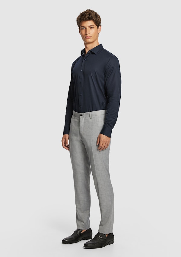 Clubman Pure Cotton Twill Slim Fit Dress Shirt