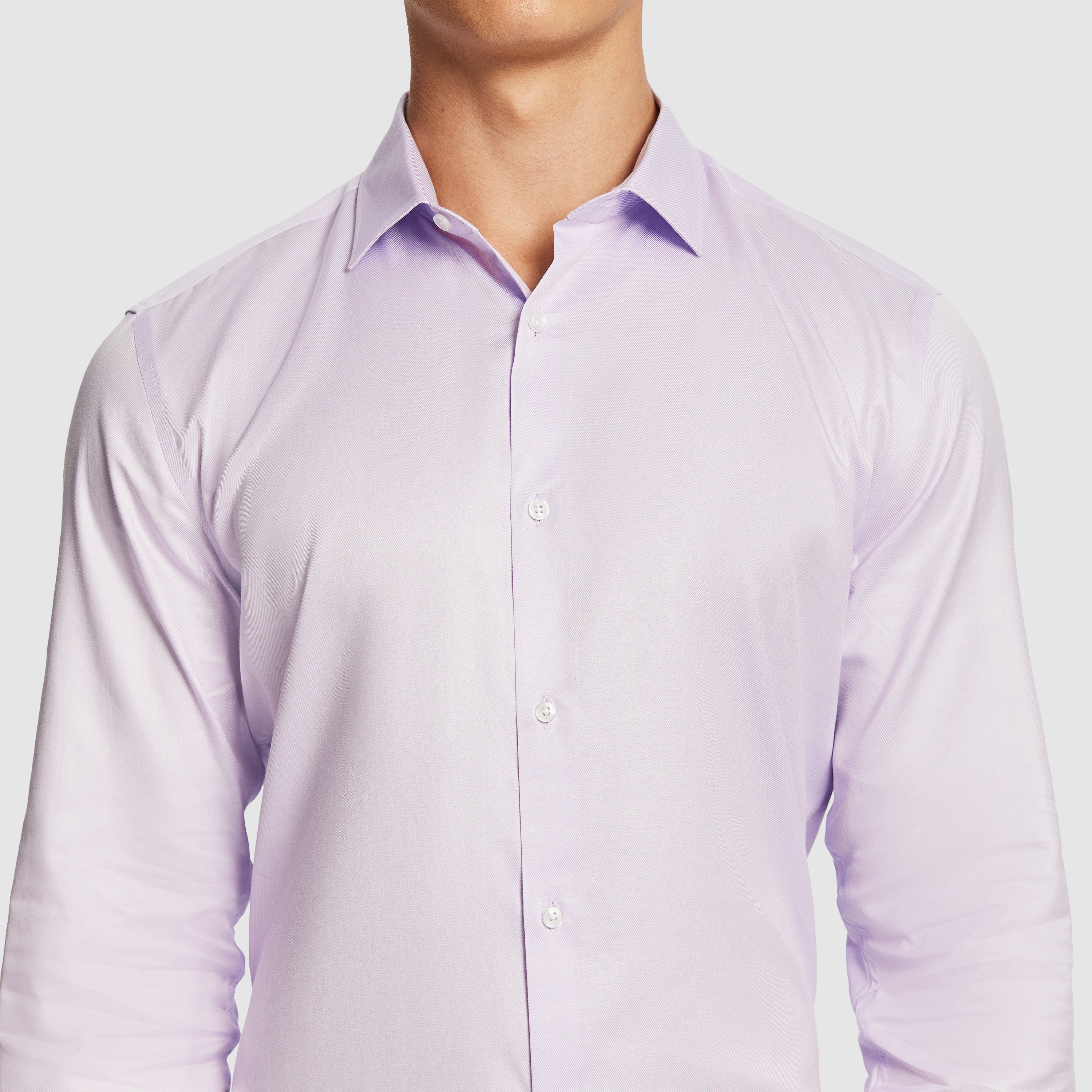Clubman Pure Cotton Twill Slim Fit Dress Shirt
