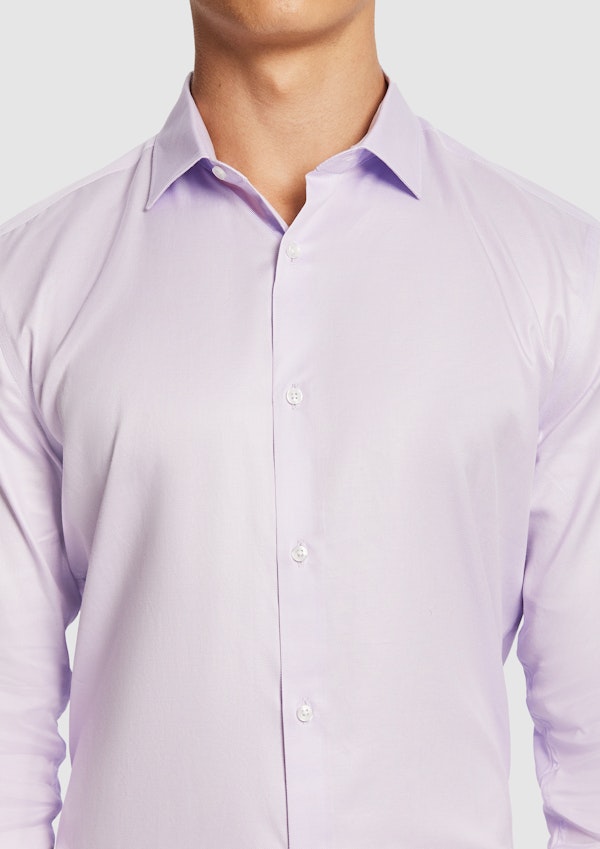 Clubman Pure Cotton Twill Slim Fit Dress Shirt