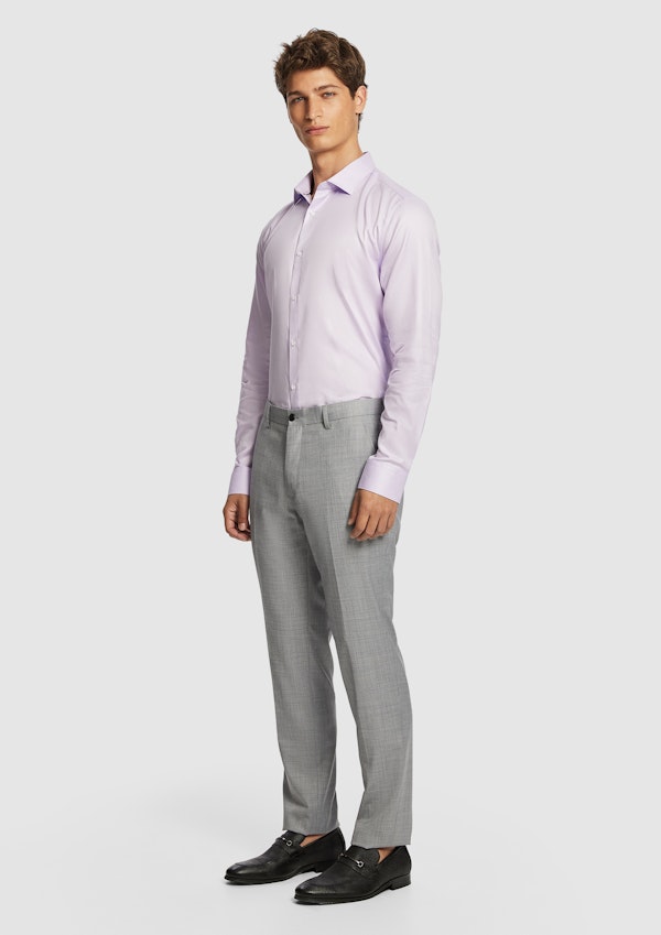 Clubman Pure Cotton Twill Slim Fit Dress Shirt