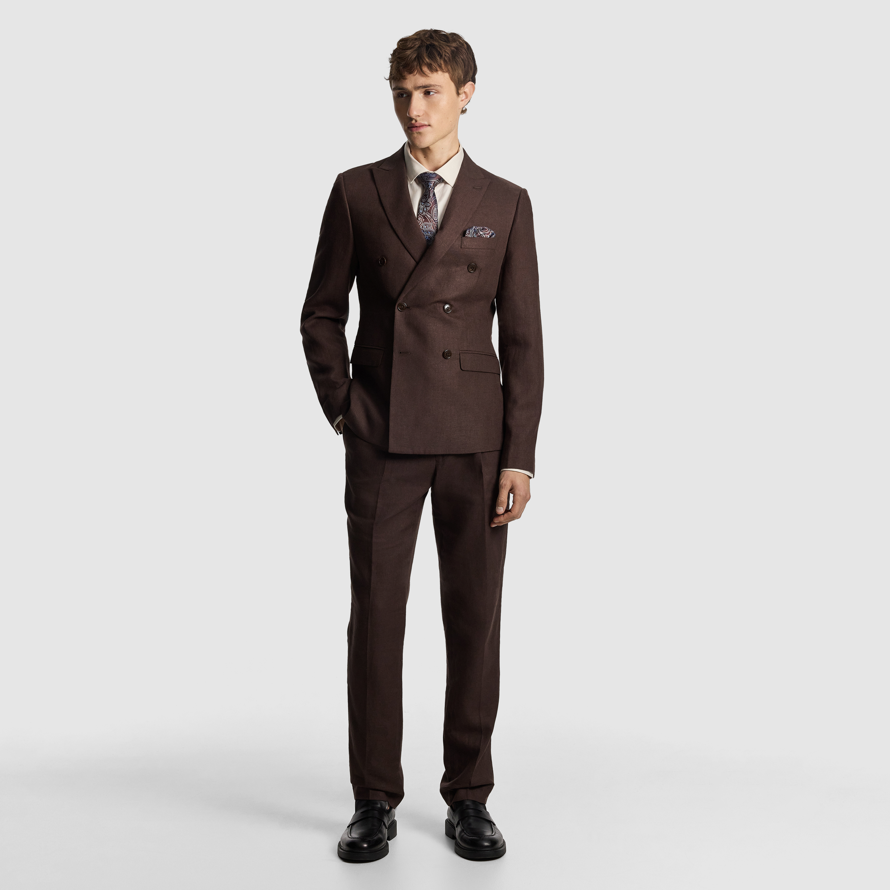 Clubman Pure Cotton Twill Slim Fit Dress Shirt