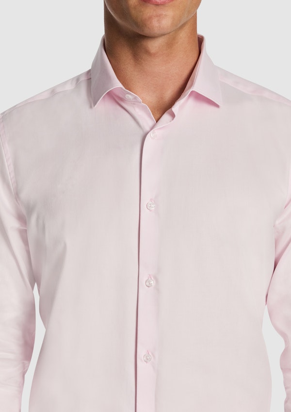 Clubman Pure Cotton Twill Slim Fit Dress Shirt