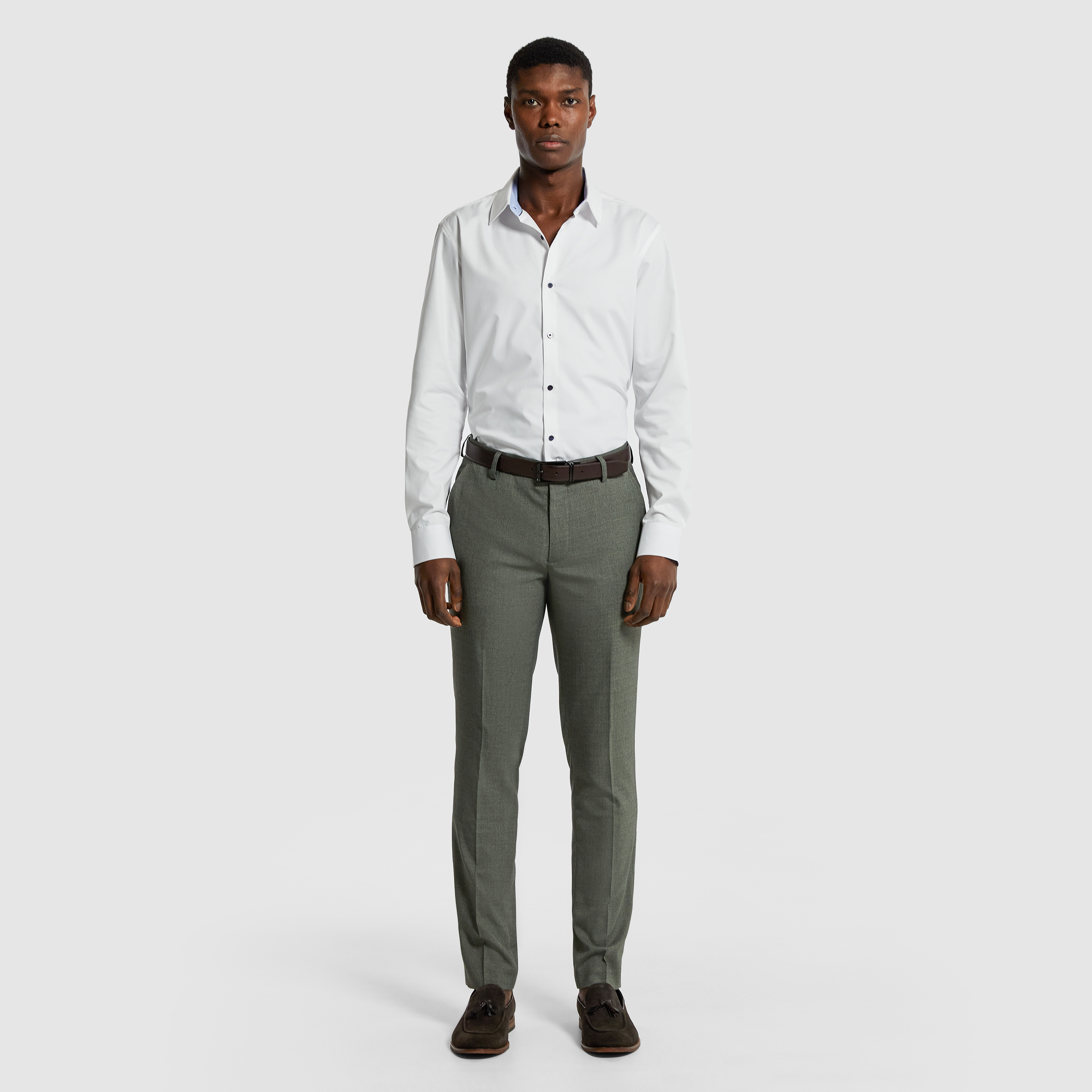 Parlour Textured Slim Dress Shirt