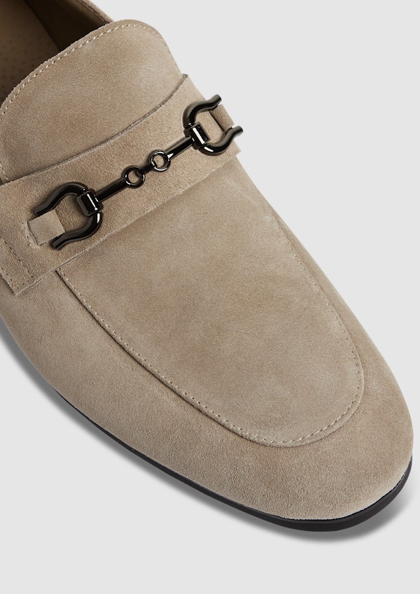 Stone Clontaf Suede Leather Slip On Loafer