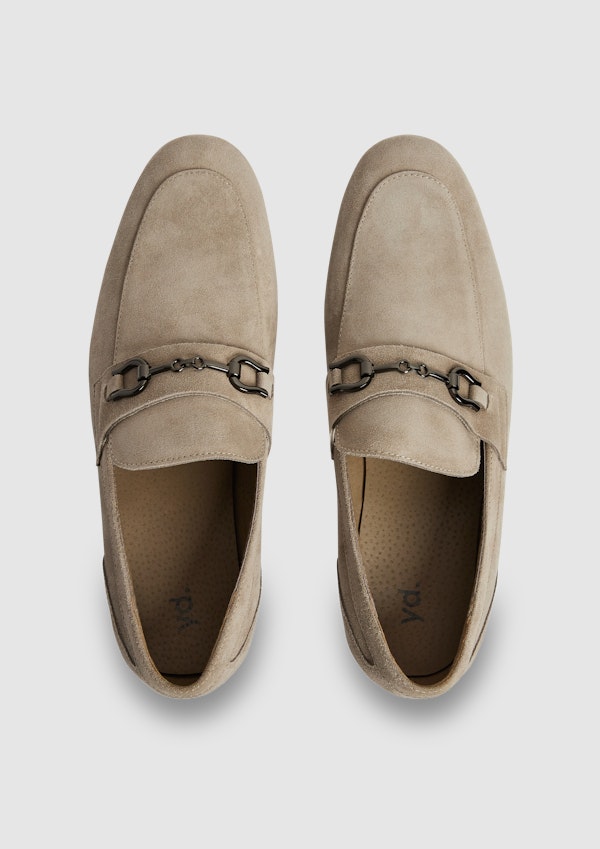 Stone Clontaf Suede Leather Slip On Loafer