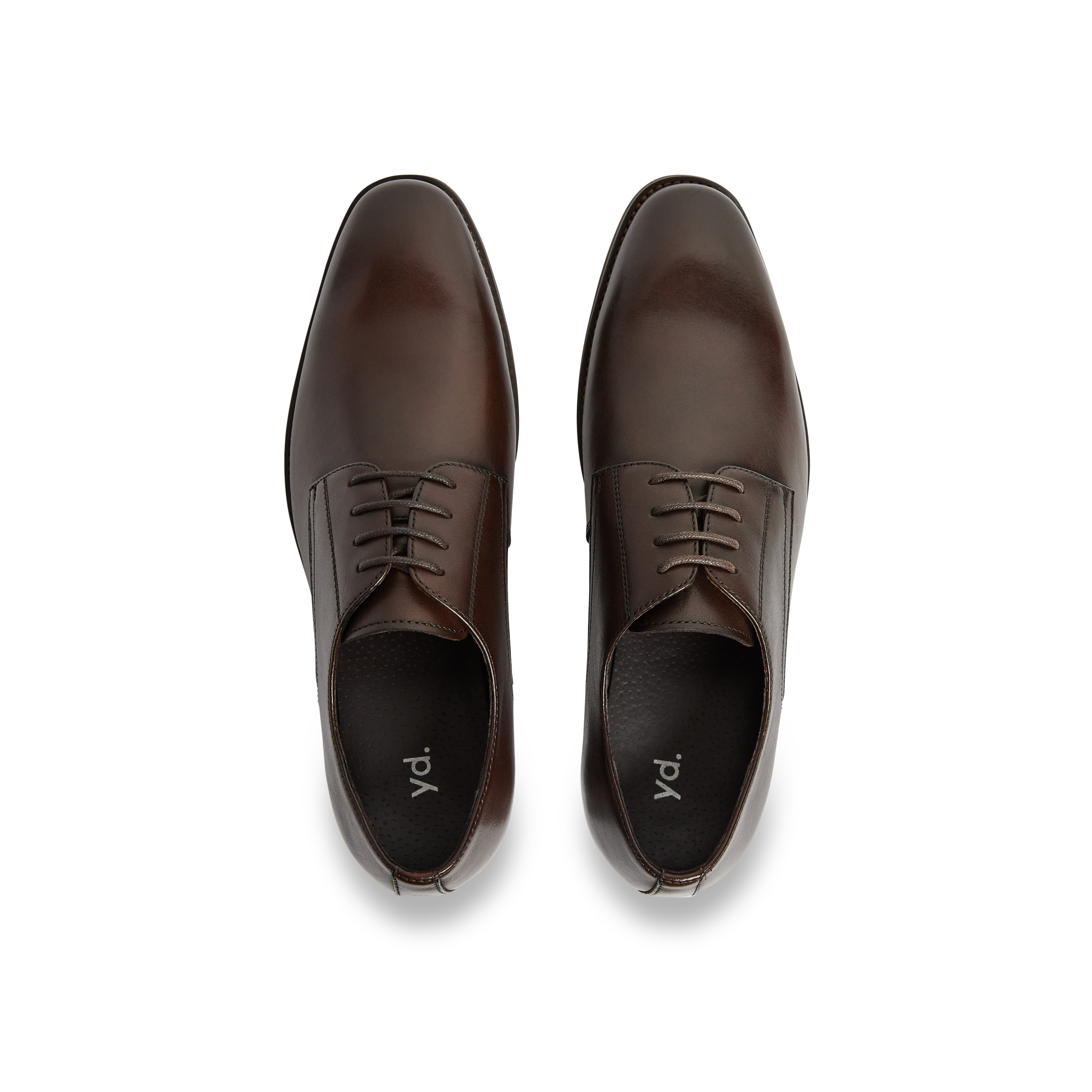 Chocolate Marble Leather Lace Up Dress Shoe