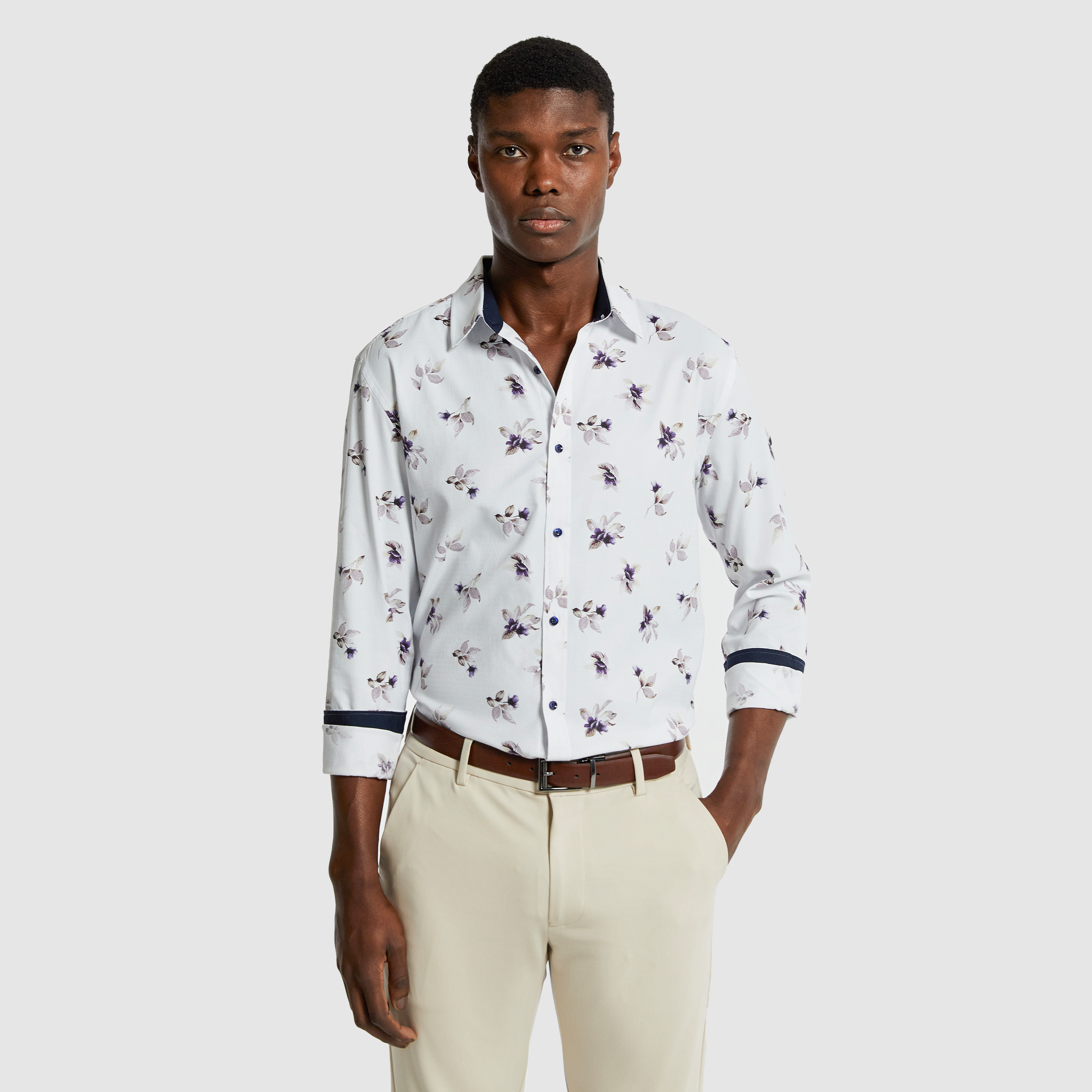Huntly Floral Slim Shirt