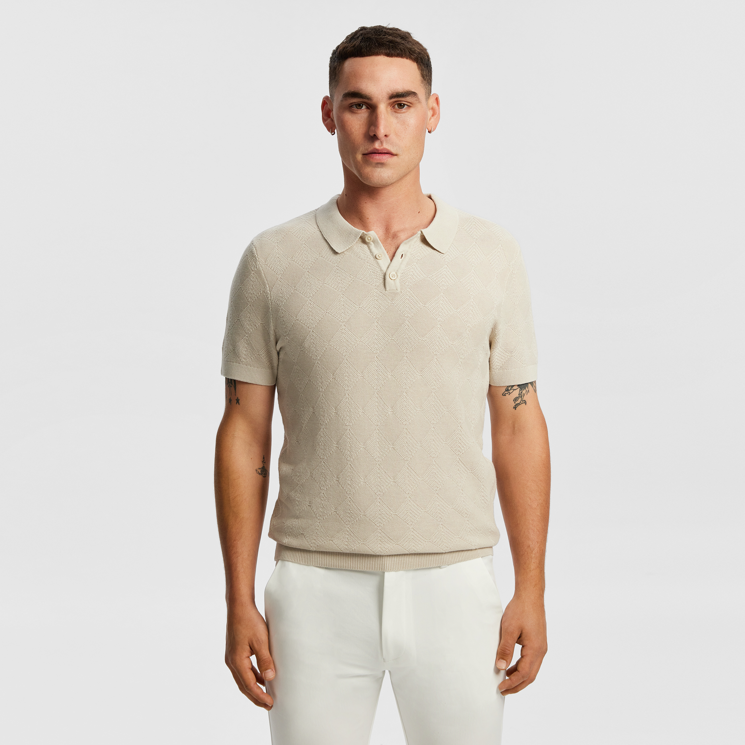 Kinlock Knitted Polo Shirt