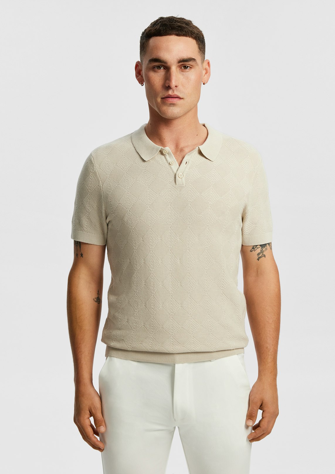 Kinlock Knitted Polo Shirt