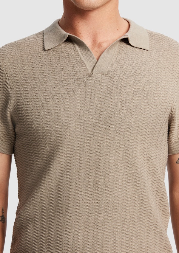 Stirling Knitted Polo Shirt