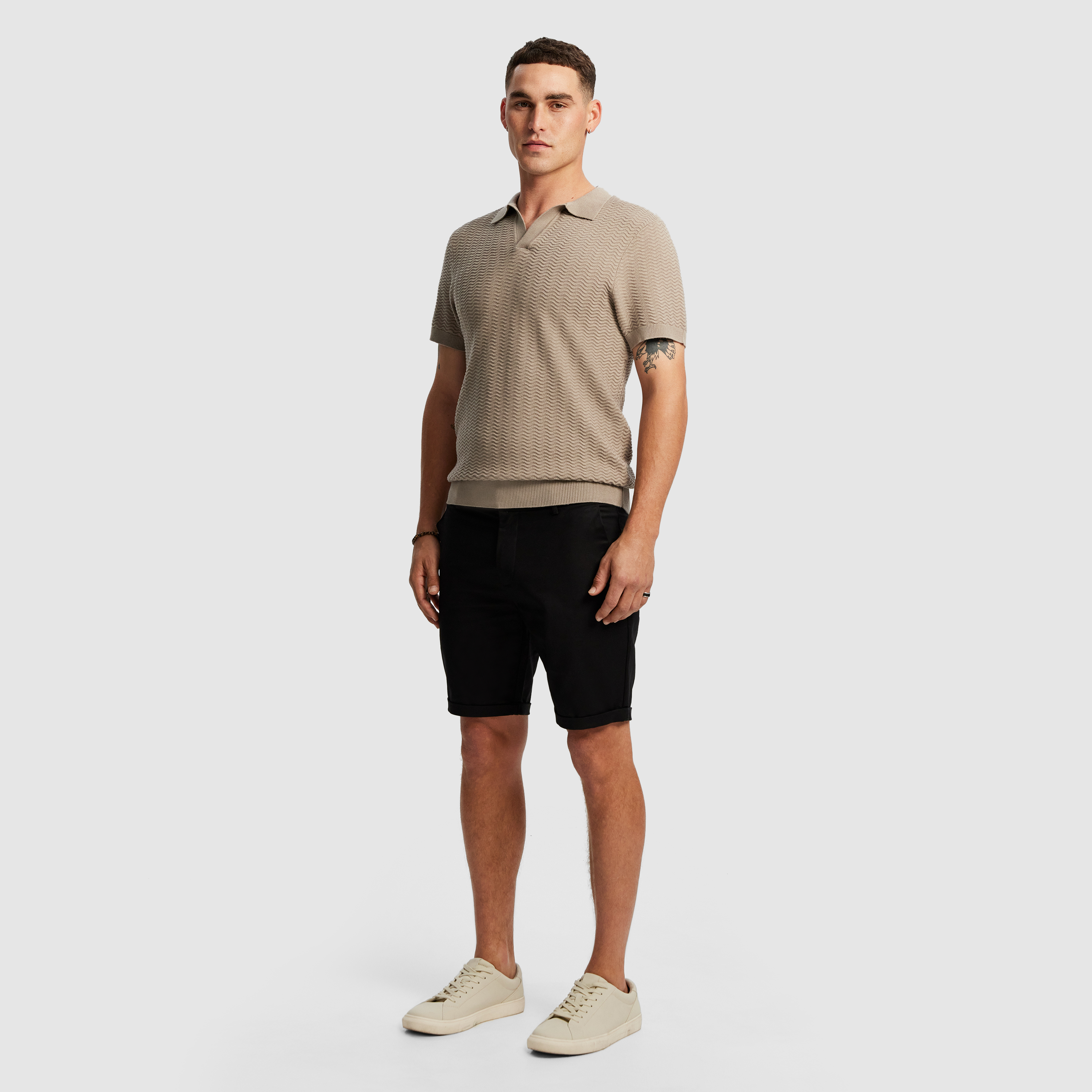 Stirling Knitted Polo Shirt